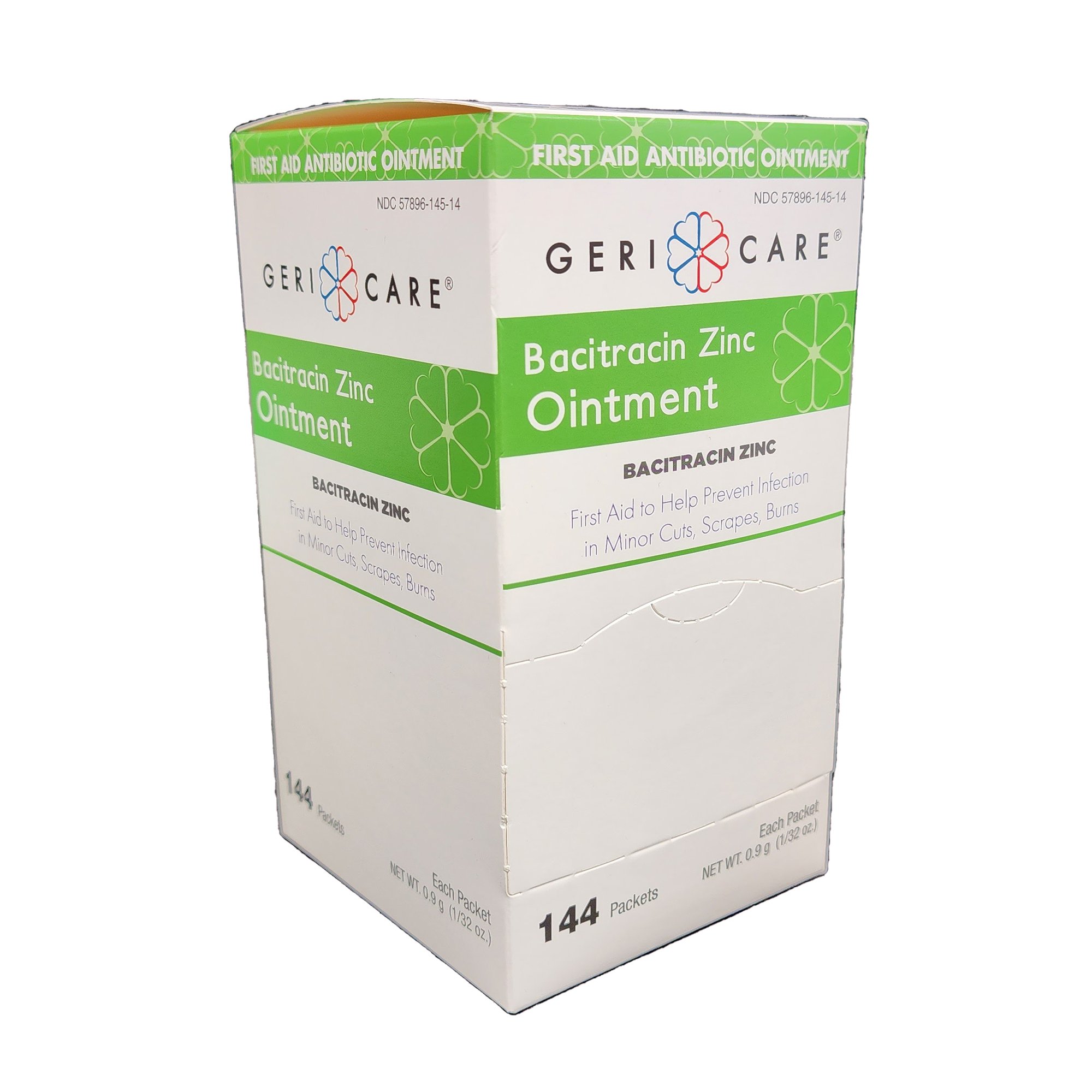 Geri-Care S145-14-GCP - Geri-Care Bacitracin Zinc First Aid Antibiotic - 144/Box, 1728/Case