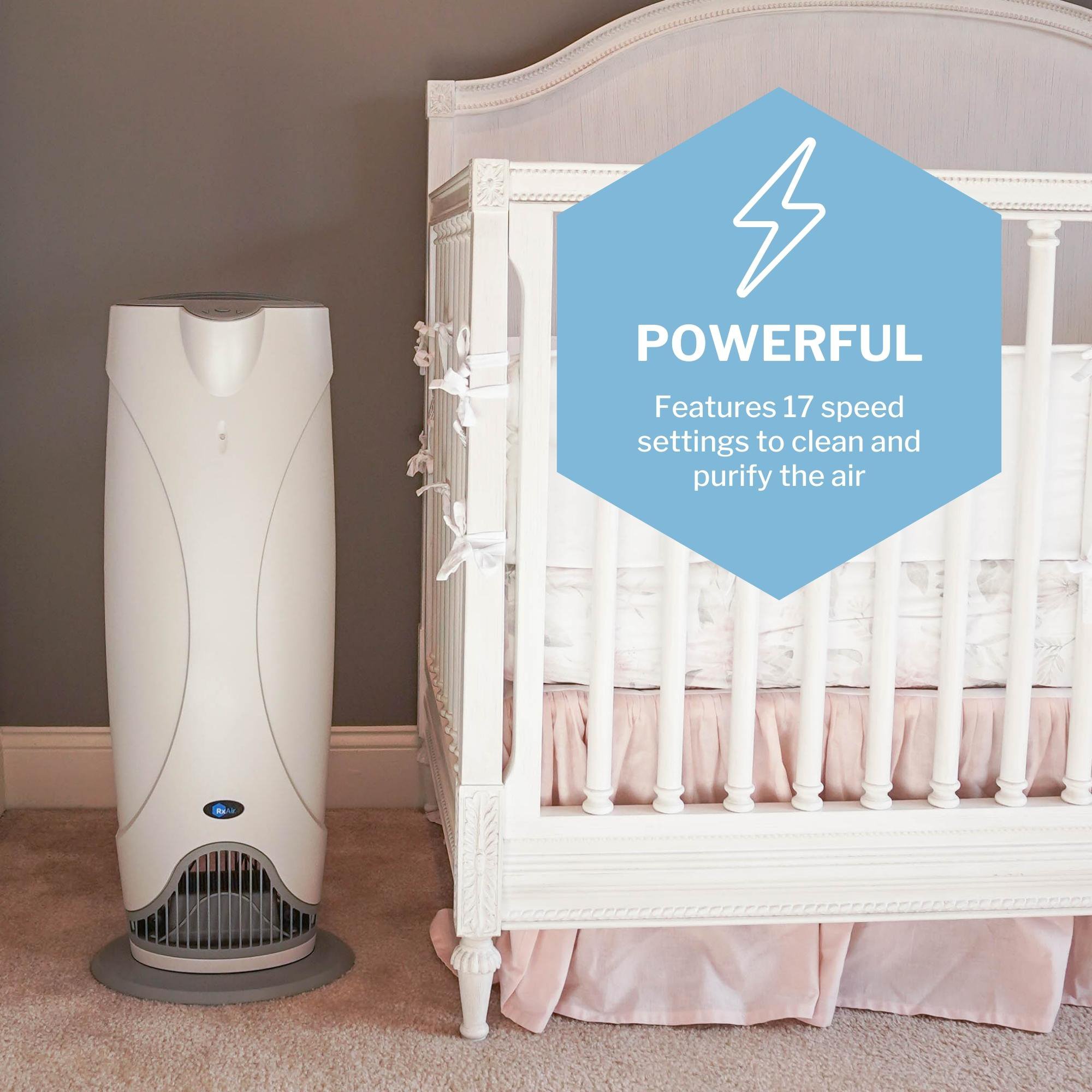 Vystar Corp RXAIR 400 - Vystar RX-Air Purifier for Large Rooms, Filterless UV Purification - 1/Each