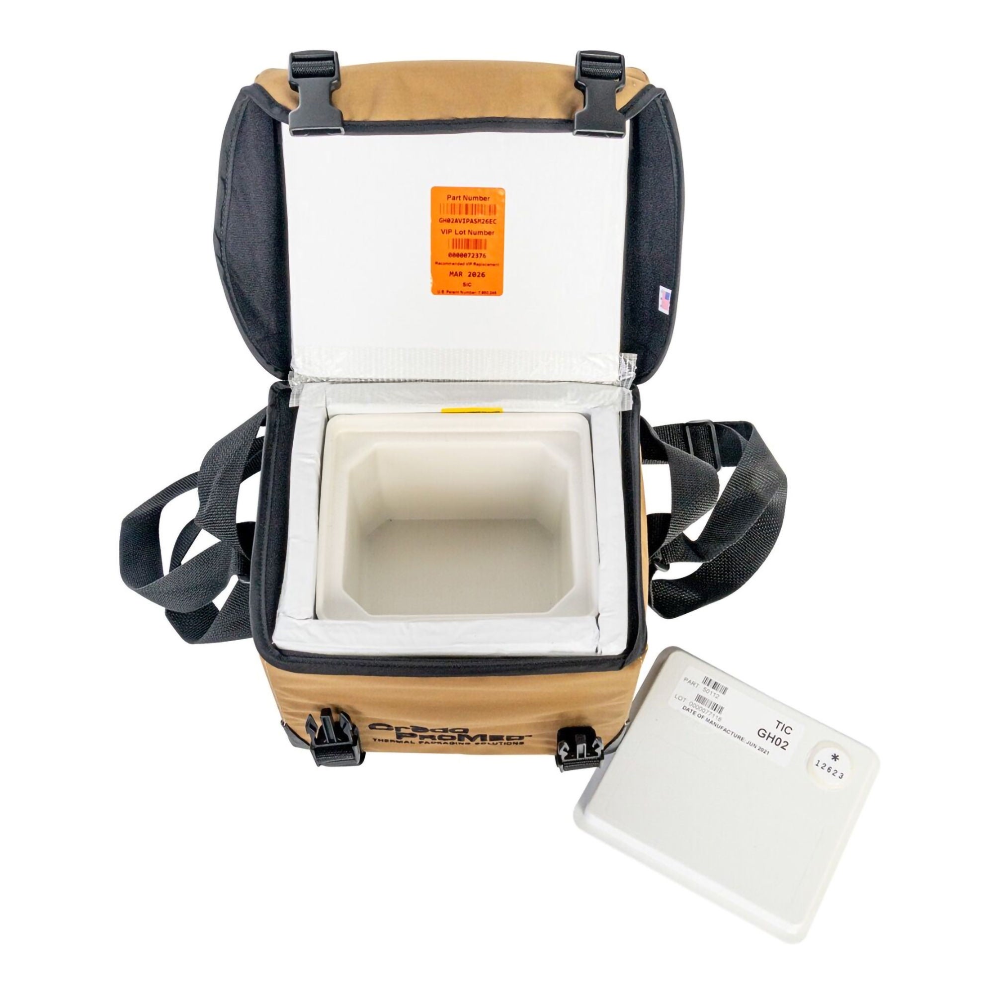 North American Rescue - 35-0011 Medical Transport Bag Credo Promed™ Series Four Tan Ballistic Nylon Fabric 8 X 9 X 10 Inch