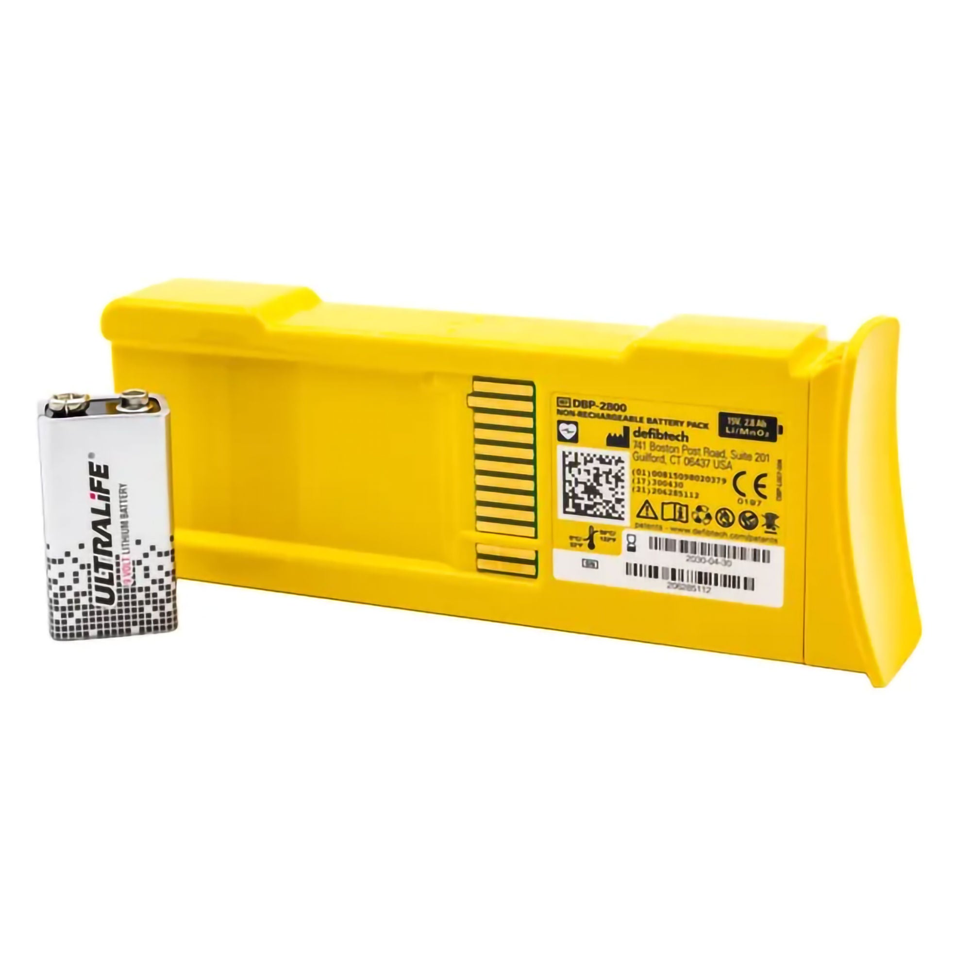 R & D Batteries - 6405 Diagnostic Battery Defibtech 15V, 2.8 Ah, Lithium For Lifeline AED