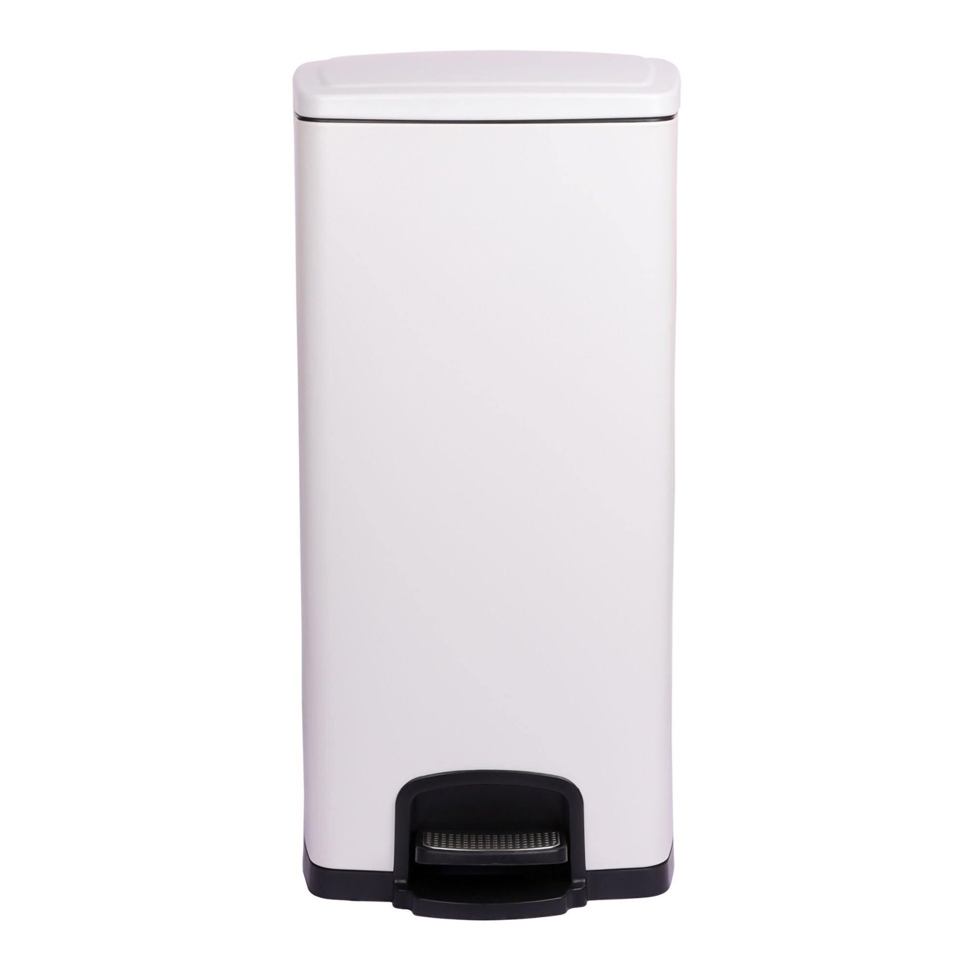 McKesson Brand - 16-35266 McKesson White Square Step-On Trash Can