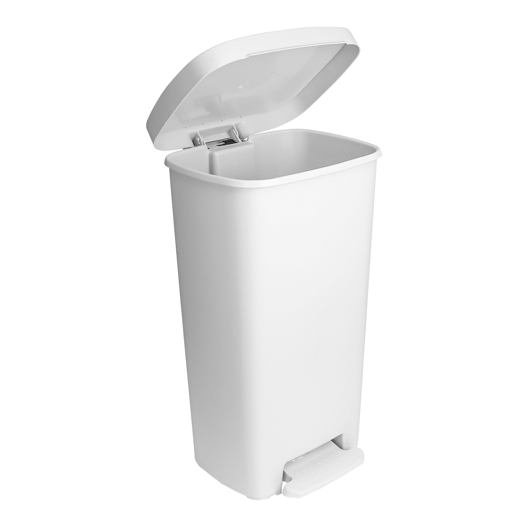 McKesson Brand 16-25266 - McKesson Waste Can with Step-On Pedal, White, 15.16 x 14.76 x 26.57 Inch - 1/Each, 1/Case