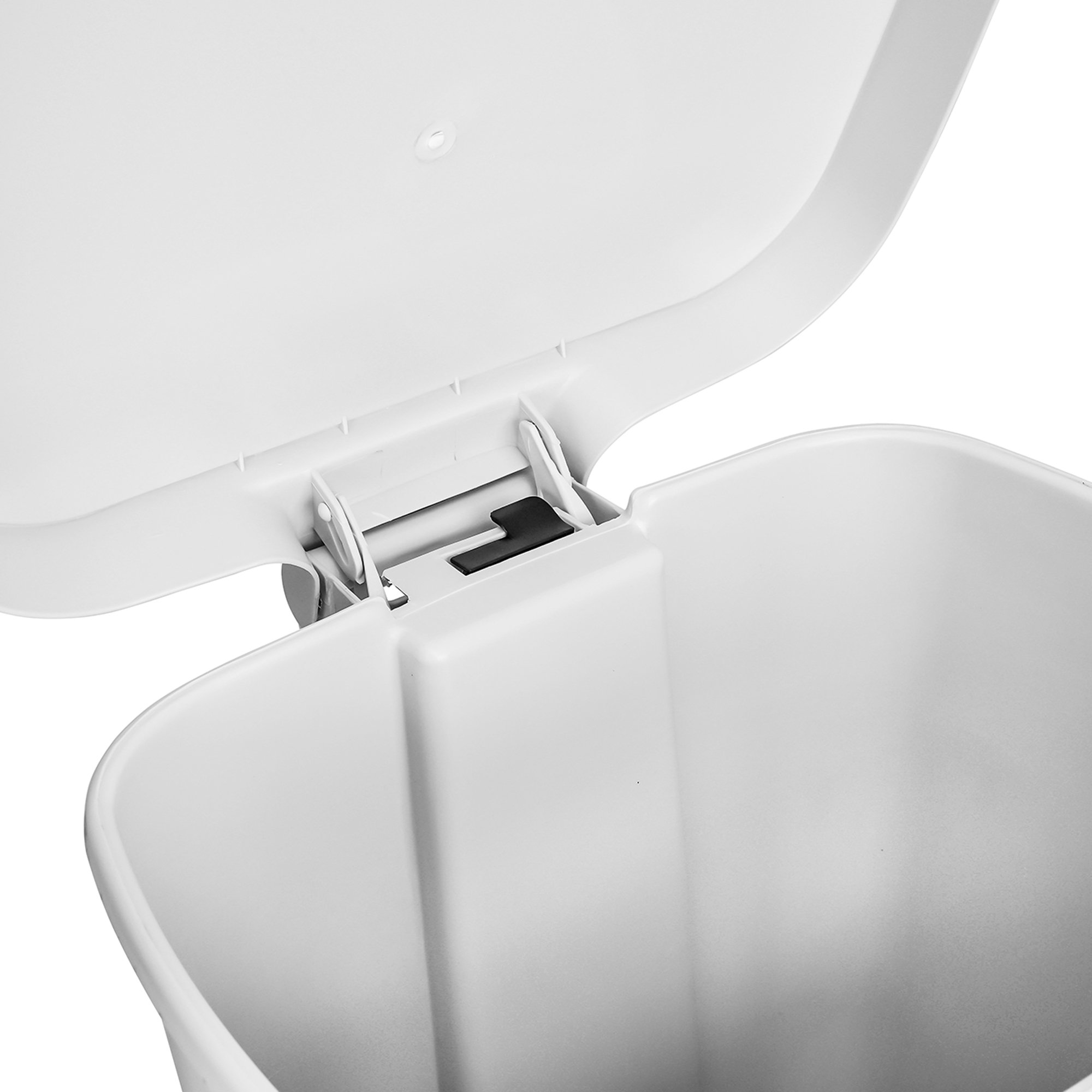 McKesson Brand 16-25266 - McKesson Waste Can with Step-On Pedal, White, 15.16 x 14.76 x 26.57 Inch - 1/Each, 1/Case