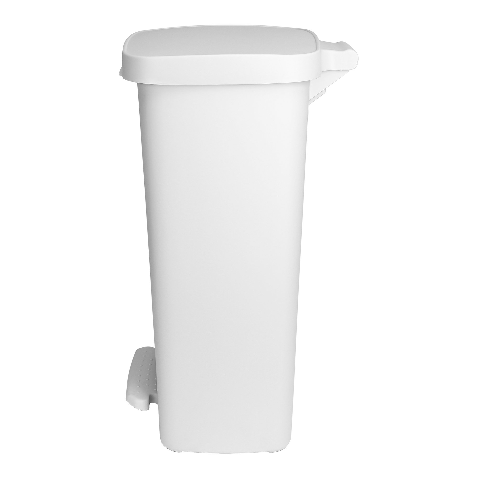 McKesson Brand 16-25266 - McKesson Waste Can with Step-On Pedal, White, 15.16 x 14.76 x 26.57 Inch - 1/Each, 1/Case