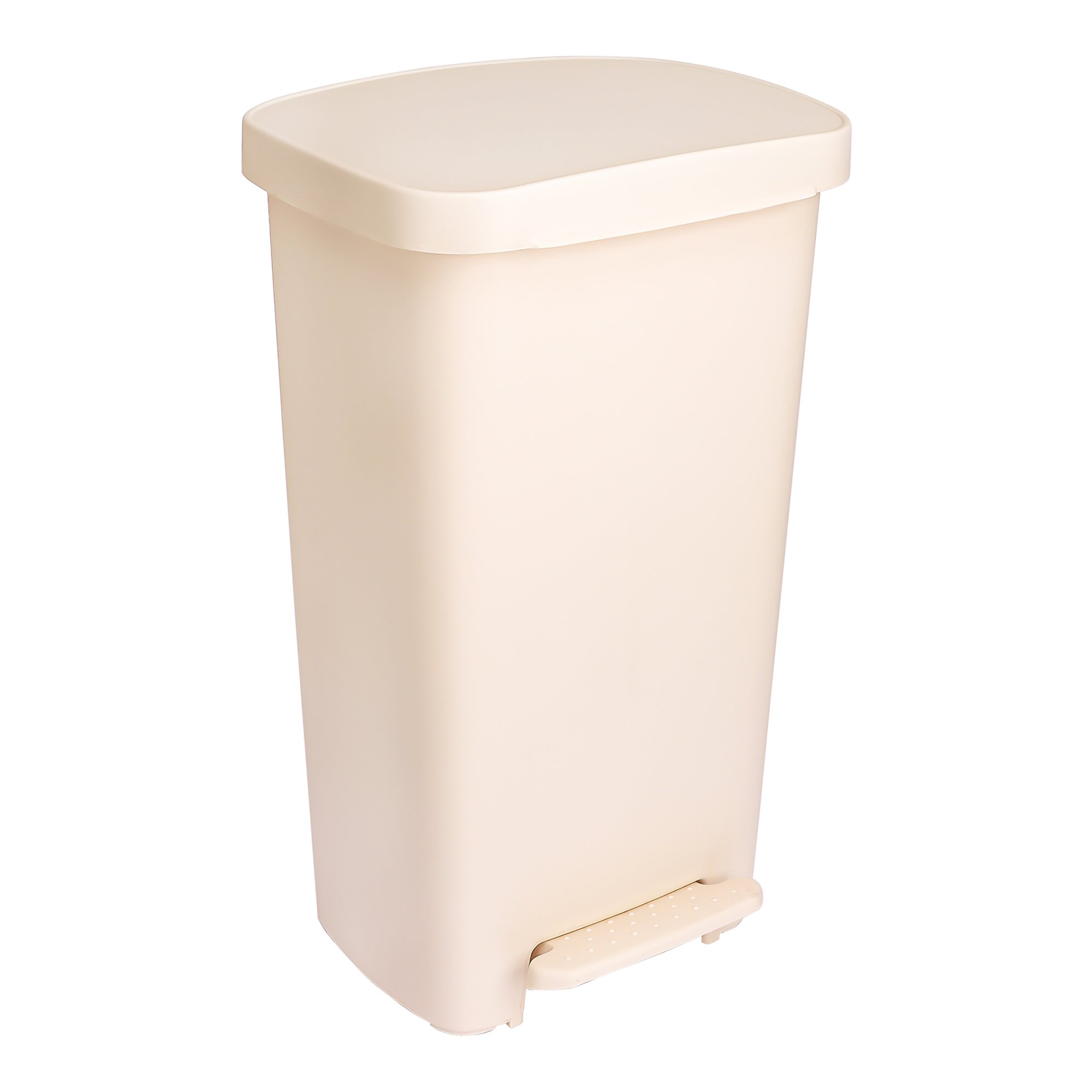 McKesson Brand 16-25268 - McKesson Waste Can with Step-On Pedal, Beige, 15.16 x 14.76 x 26.57 Inch - 1/Each, 1/Case