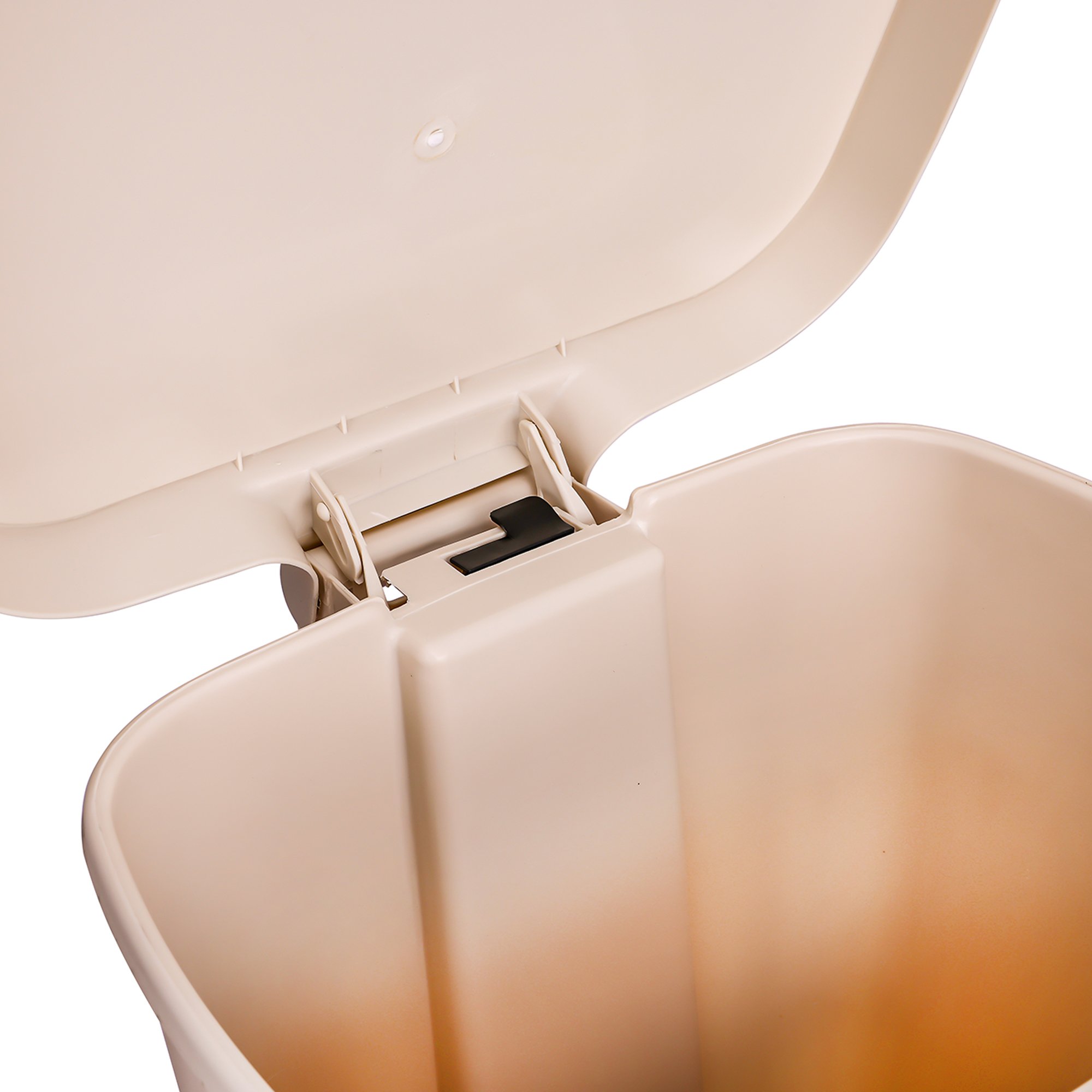 McKesson Brand 16-25268 - McKesson Waste Can with Step-On Pedal, Beige, 15.16 x 14.76 x 26.57 Inch - 1/Each, 1/Case