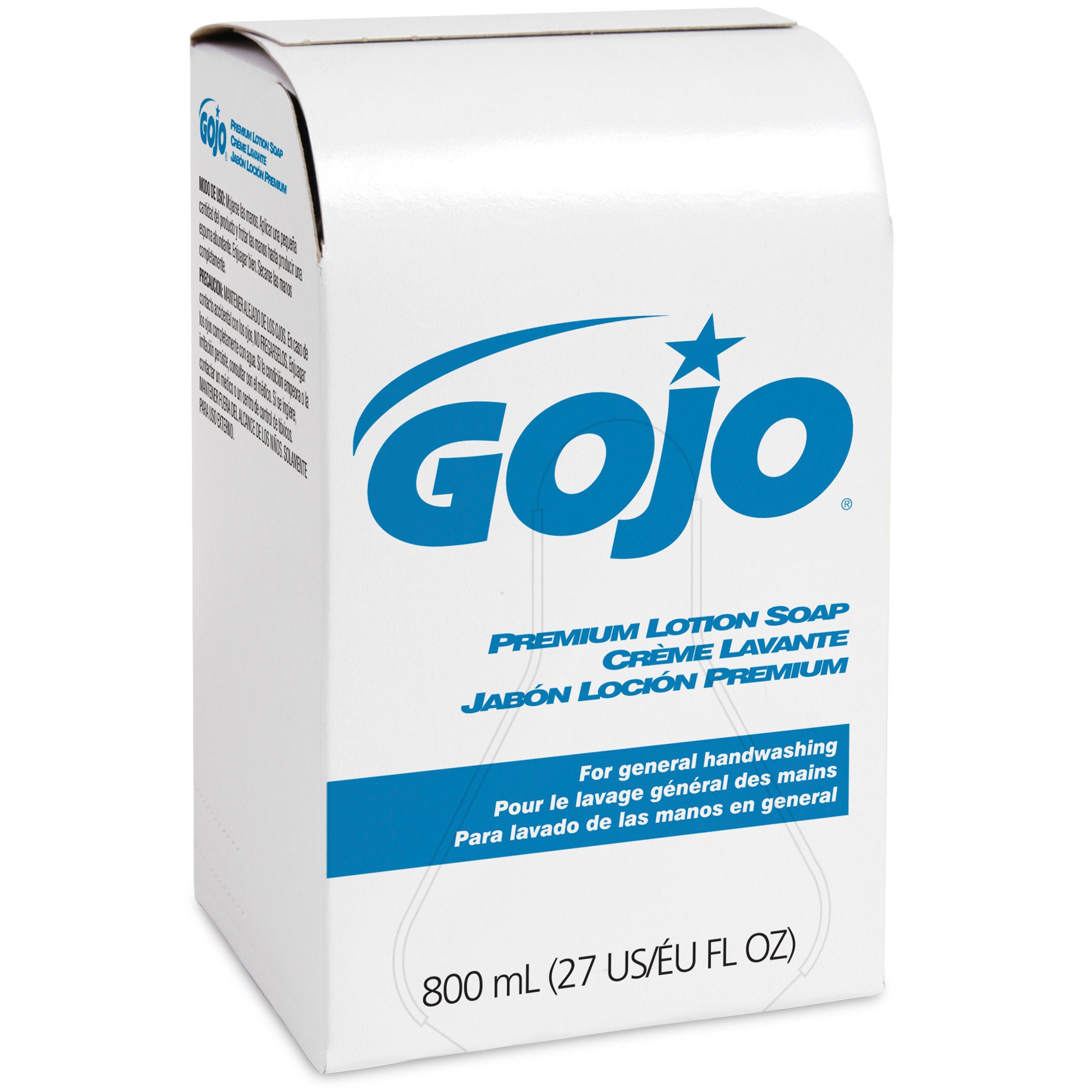 GOJO - 9106-12 Soap GOJO® Premium Lotion 800 mL Dispenser Refill Bag Waterfall Scent