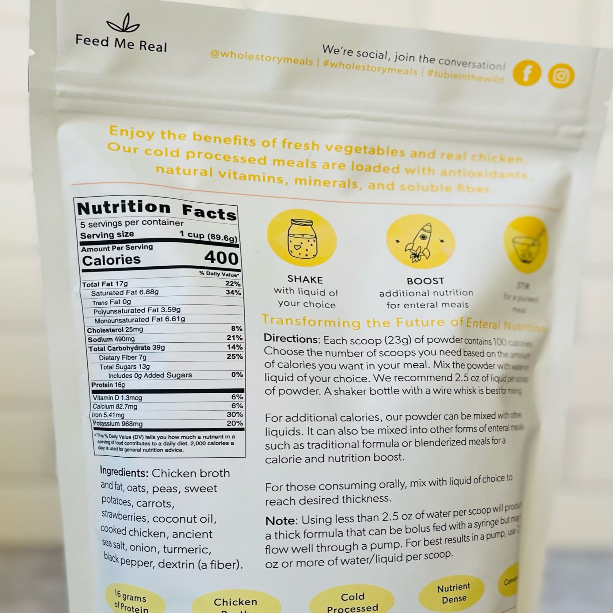 Whole Story Meals Oral Supplement 9124 by Whole Story Meals
