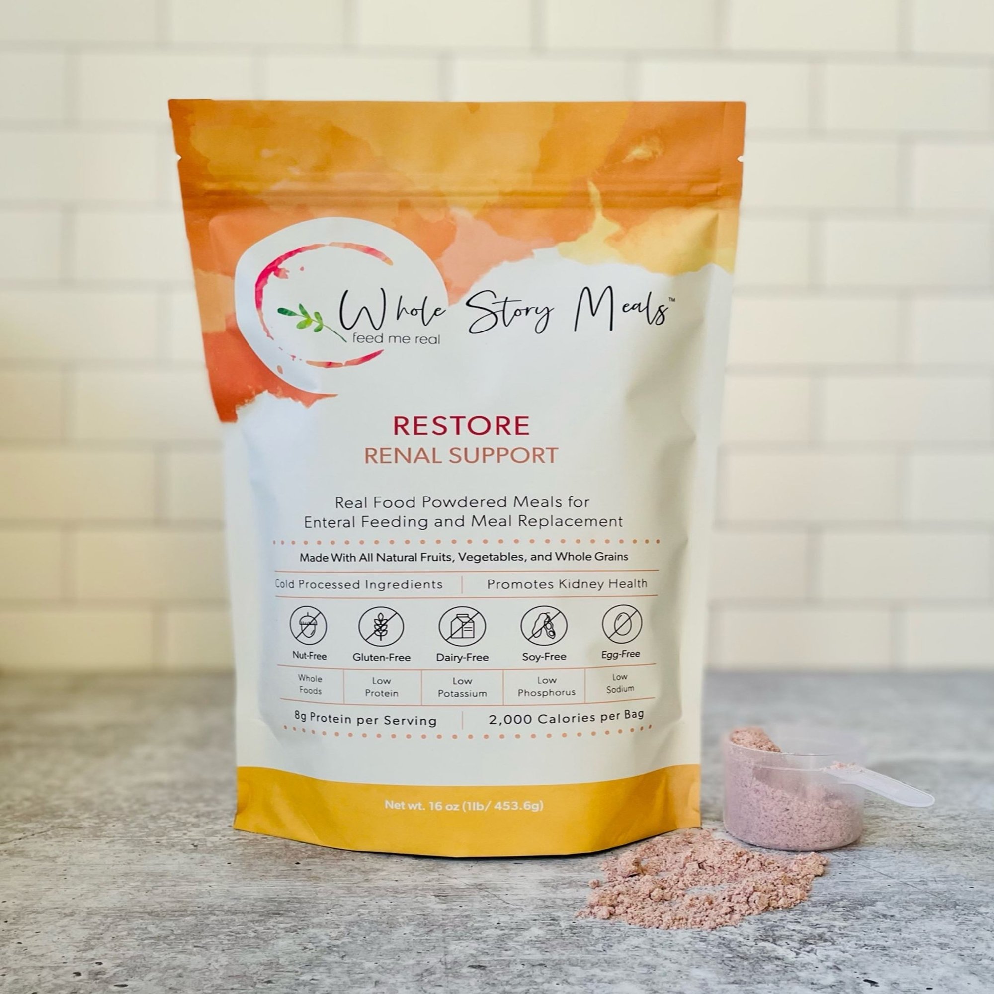 Restore Renal Support Oral Supplement 9125 by Whole Story Meals