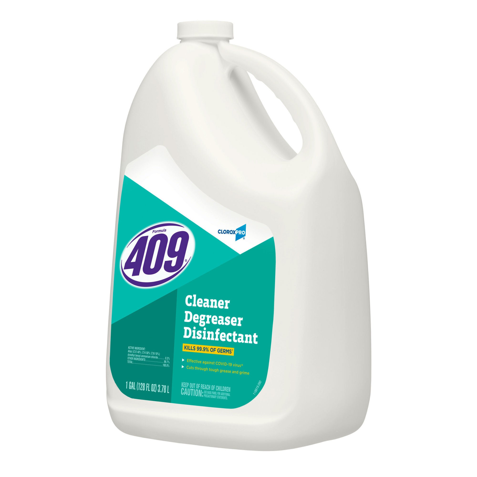 The Clorox Company - 35300 Surface Disinfectant Cleaner / Degreaser Formula 409® Ammoniated Manual Pour Liquid 1 gal. Jug Citrus Floral Scent NonSterile