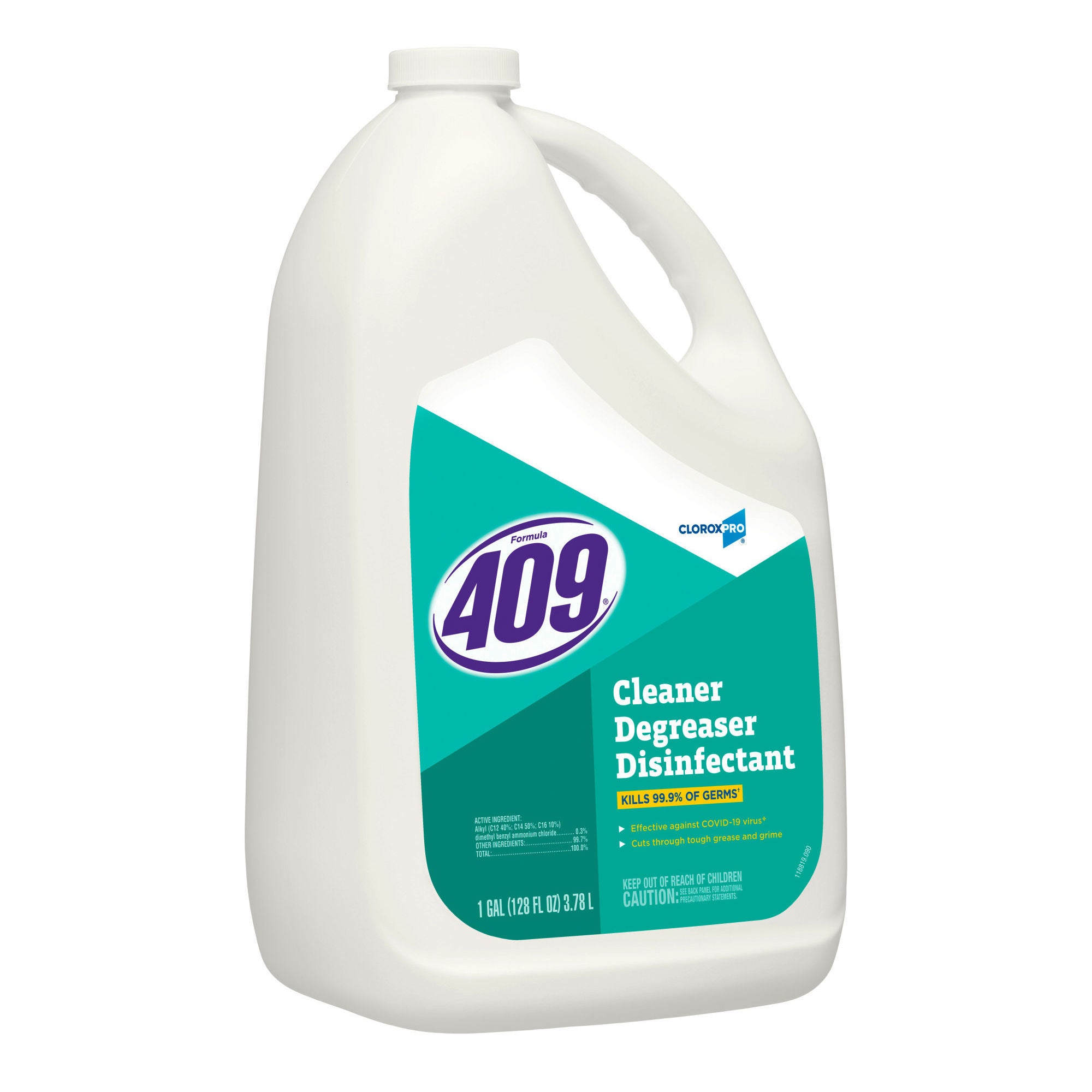 The Clorox Company - 35300 Surface Disinfectant Cleaner / Degreaser Formula 409® Ammoniated Manual Pour Liquid 1 gal. Jug Citrus Floral Scent NonSterile