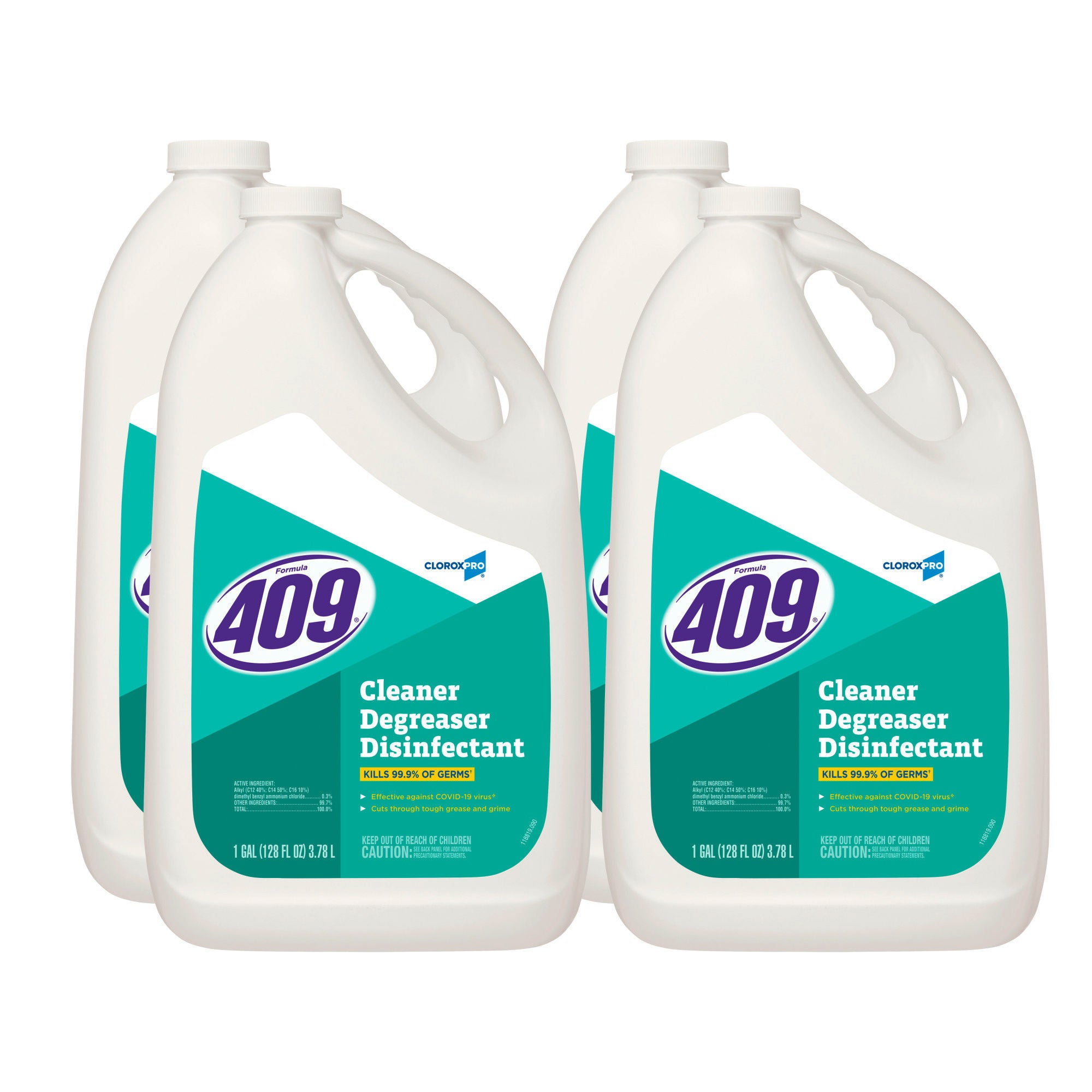 The Clorox Company - 35300 Surface Disinfectant Cleaner / Degreaser Formula 409® Ammoniated Manual Pour Liquid 1 gal. Jug Citrus Floral Scent NonSterile