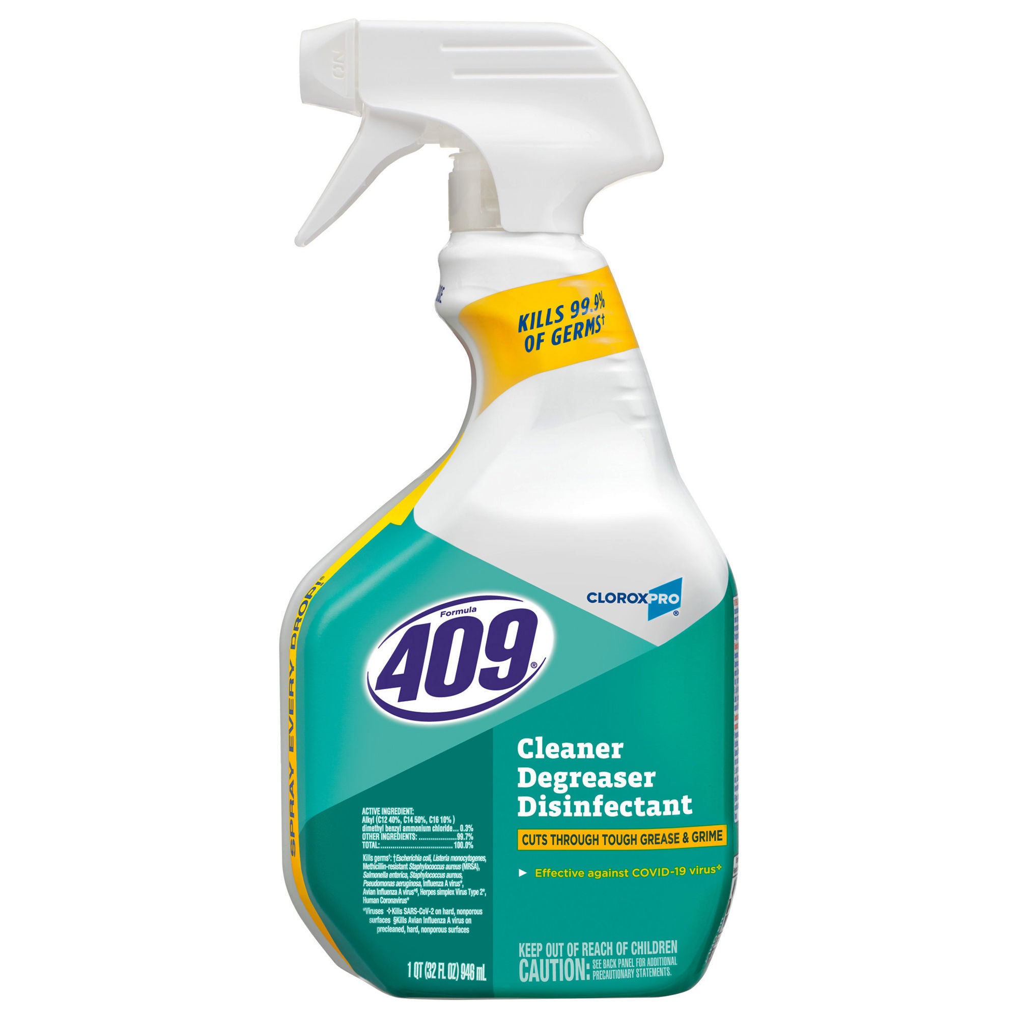 The Clorox Company - 35306 Surface Disinfectant Cleaner / Degreaser Formula 409® Ammoniated Trigger Spray Liquid 32 oz. Bottle Citrus Floral Scent NonSterile
