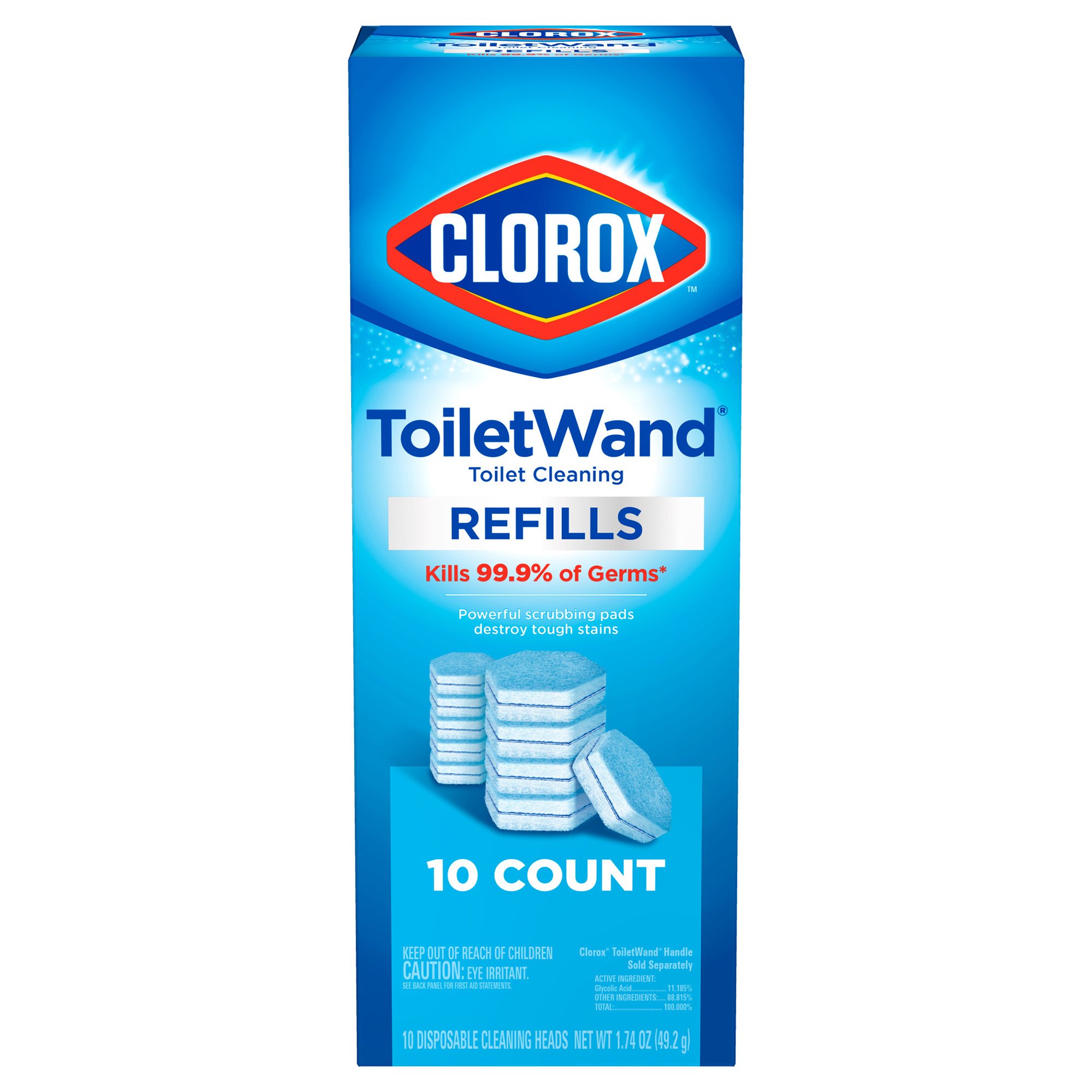 Clorox Toilet Bowl Cleaner Disinfecting Refill Pads 31620 by The Clorox