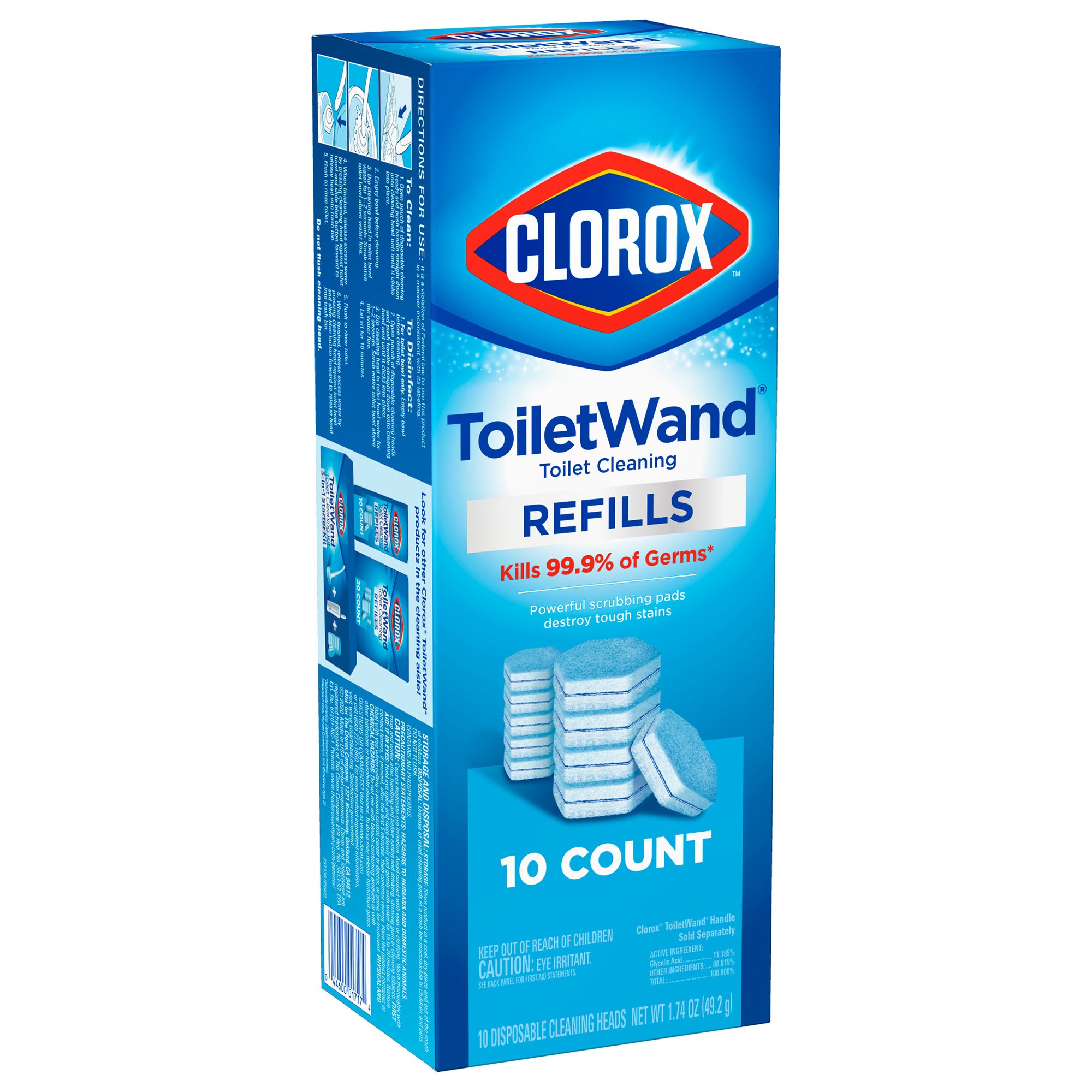 Clorox Toilet Bowl Cleaner Disinfecting Refill Pads 31620 by The Clorox