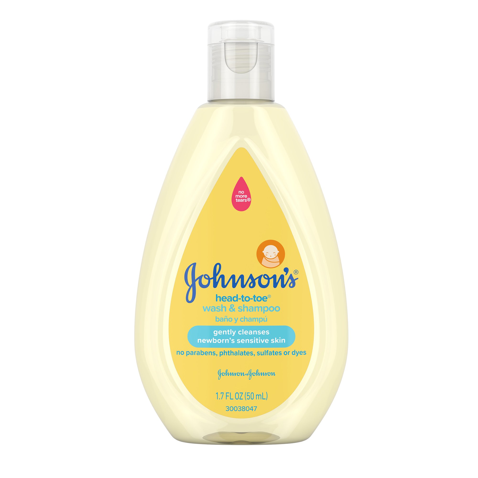 J & J Sales 38137119665 - Johnson's® Baby Head-to-Toe® Wash and Shampoo - 1/Each