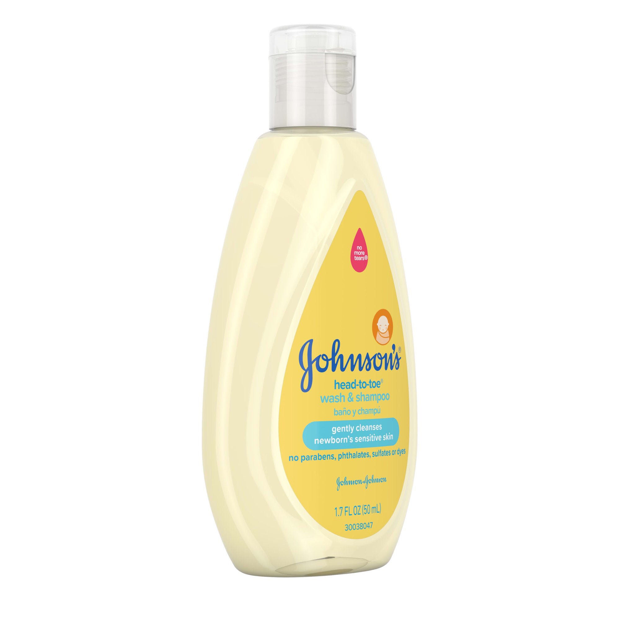 J & J Sales - 38137119665 Johnson's® Baby Head-to-Toe® Wash and Shampoo