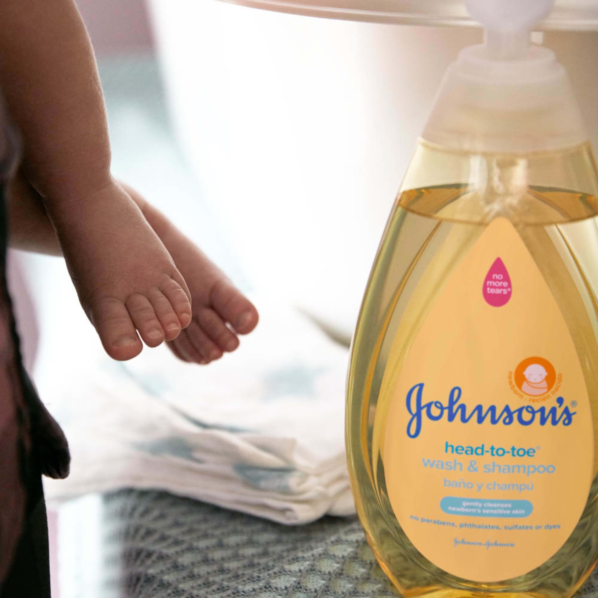 J & J Sales 38137119665 - Johnson's® Baby Head-to-Toe® Wash and Shampoo - 1/Each