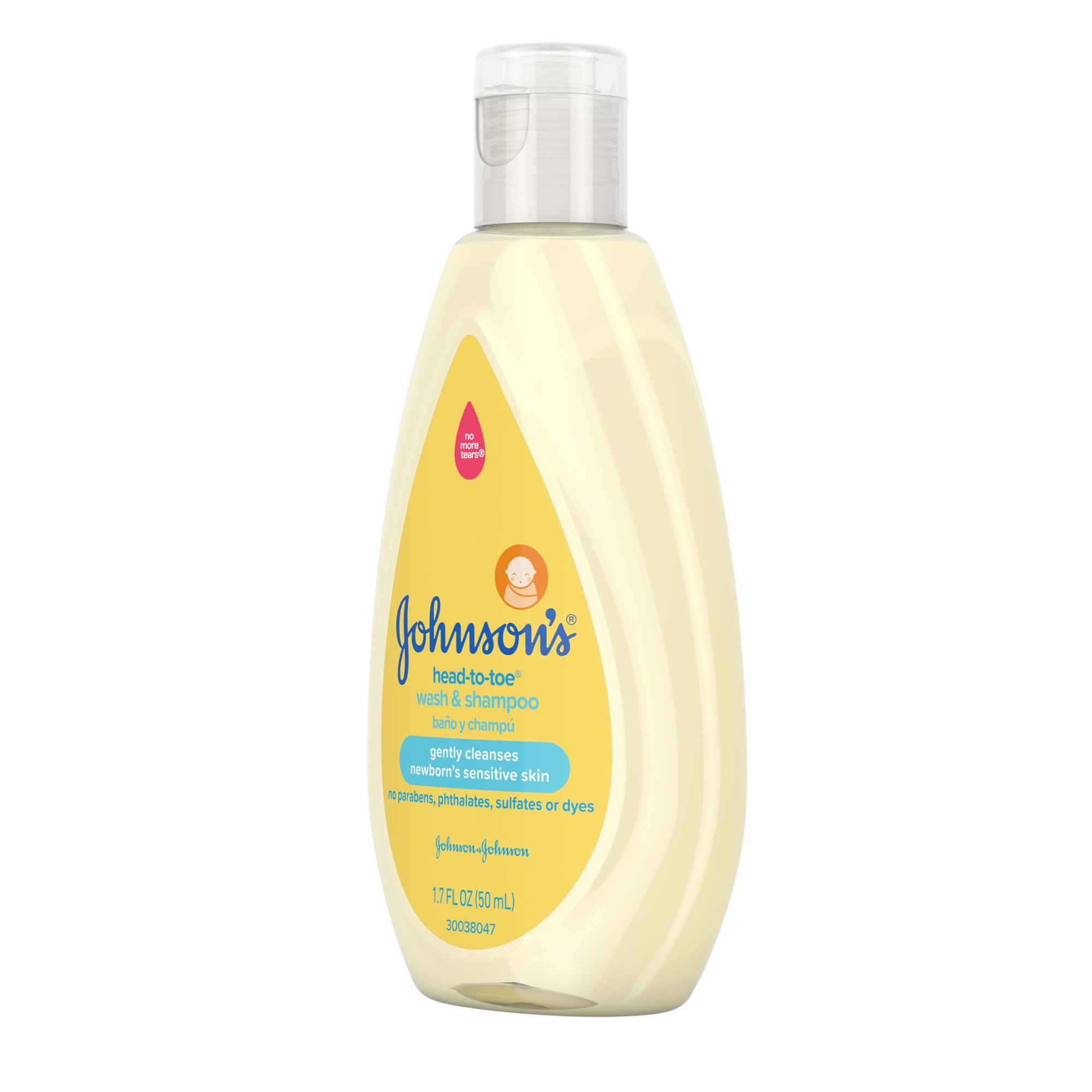 J & J Sales 38137119665 - Johnson's® Baby Head-to-Toe® Wash and Shampoo - 1/Each