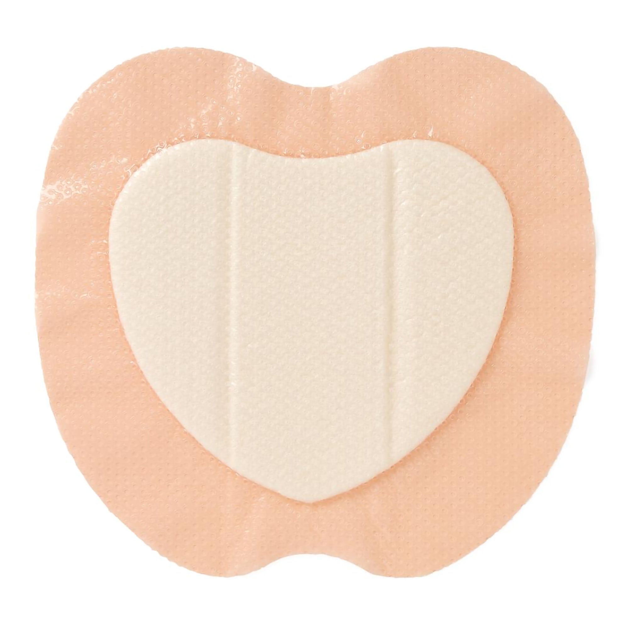 Medline - MSCEX77EP Foam Dressing Optifoam® Gentle EX 7 X 7 Inch With Border Waterproof Backing Silicone Face and Border Sacral Sterile