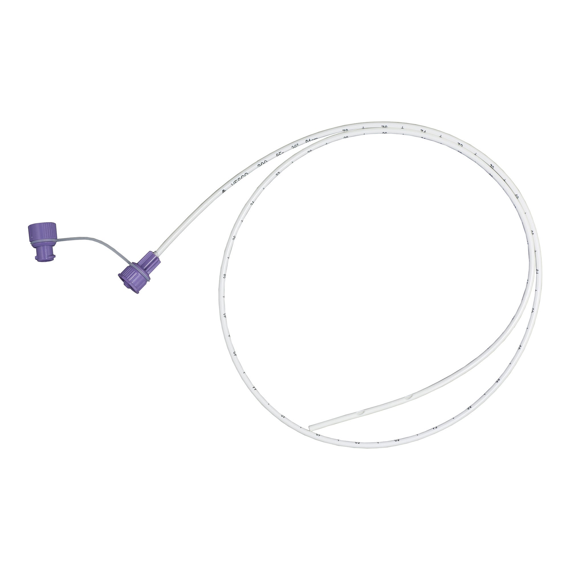 Vesco Medical - VED-19108 Nasogastric Feeding Tube 8 Fr. 36 Inch Tube Polyurethane NonSterile