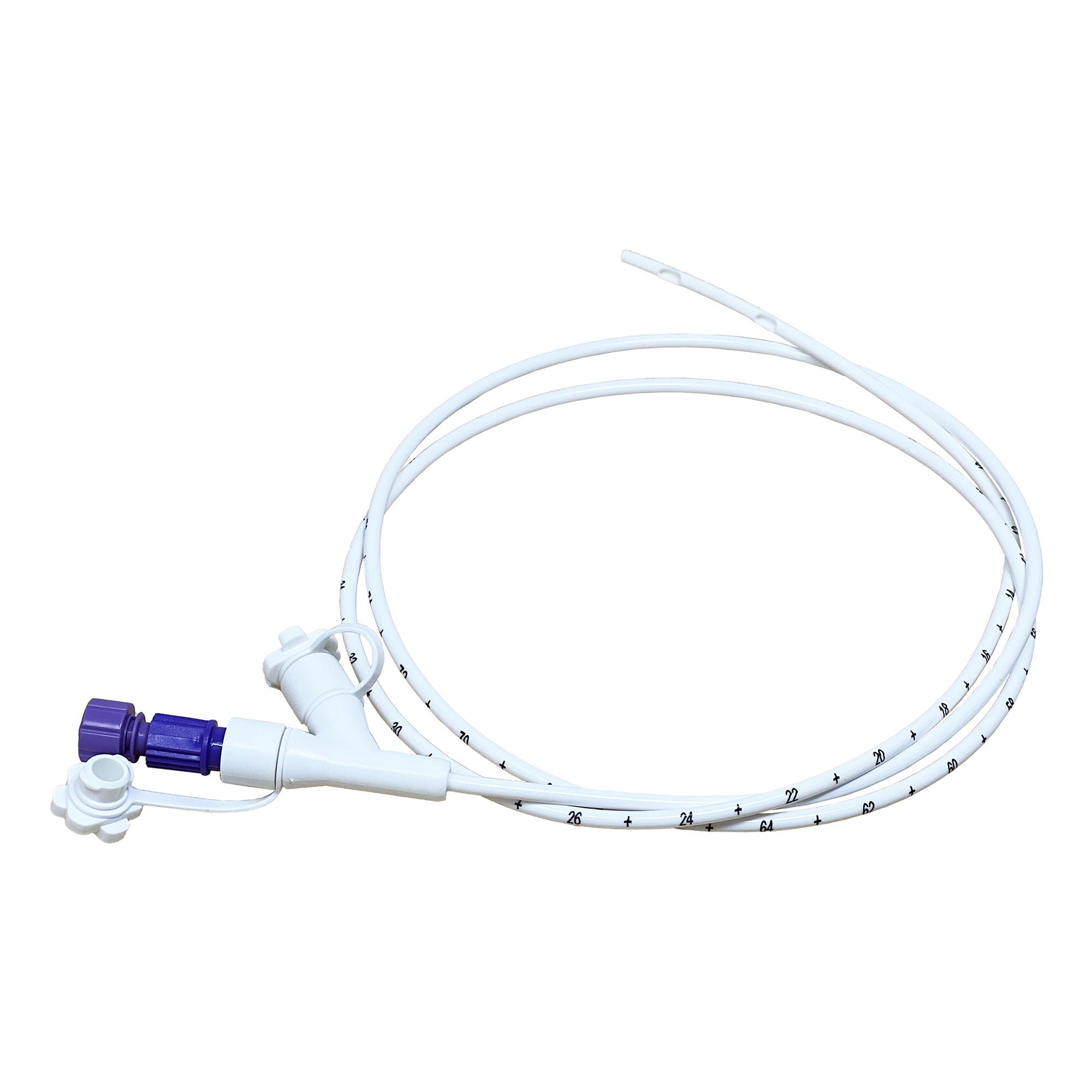 Vesco Medical - VED-21410S Nasogastric Feeding Tube 10 Fr. 45 Inch Tube Polyurethane NonSterile