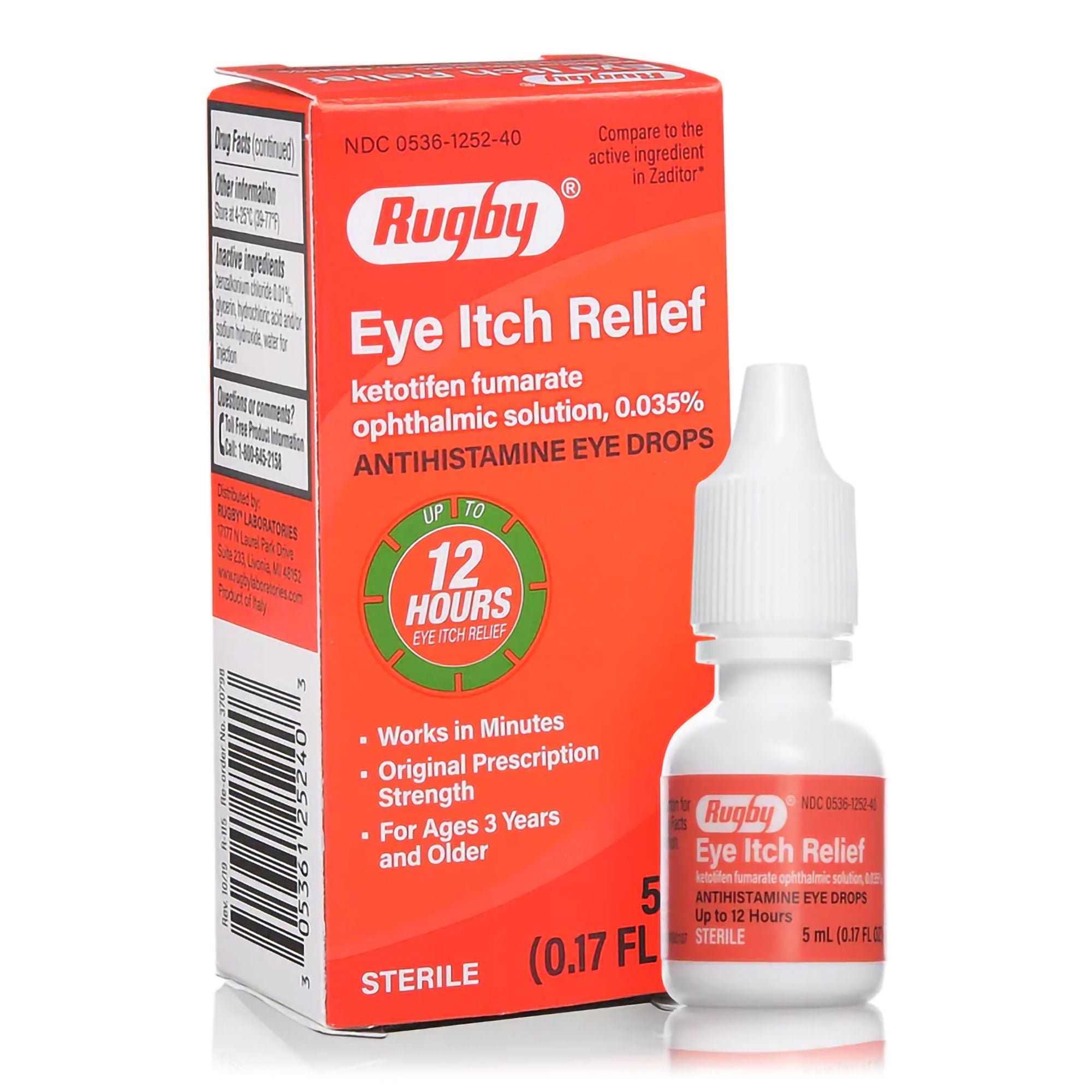 Major Pharmaceuticals - 00536125240 Rugby® Eye Itch Relief