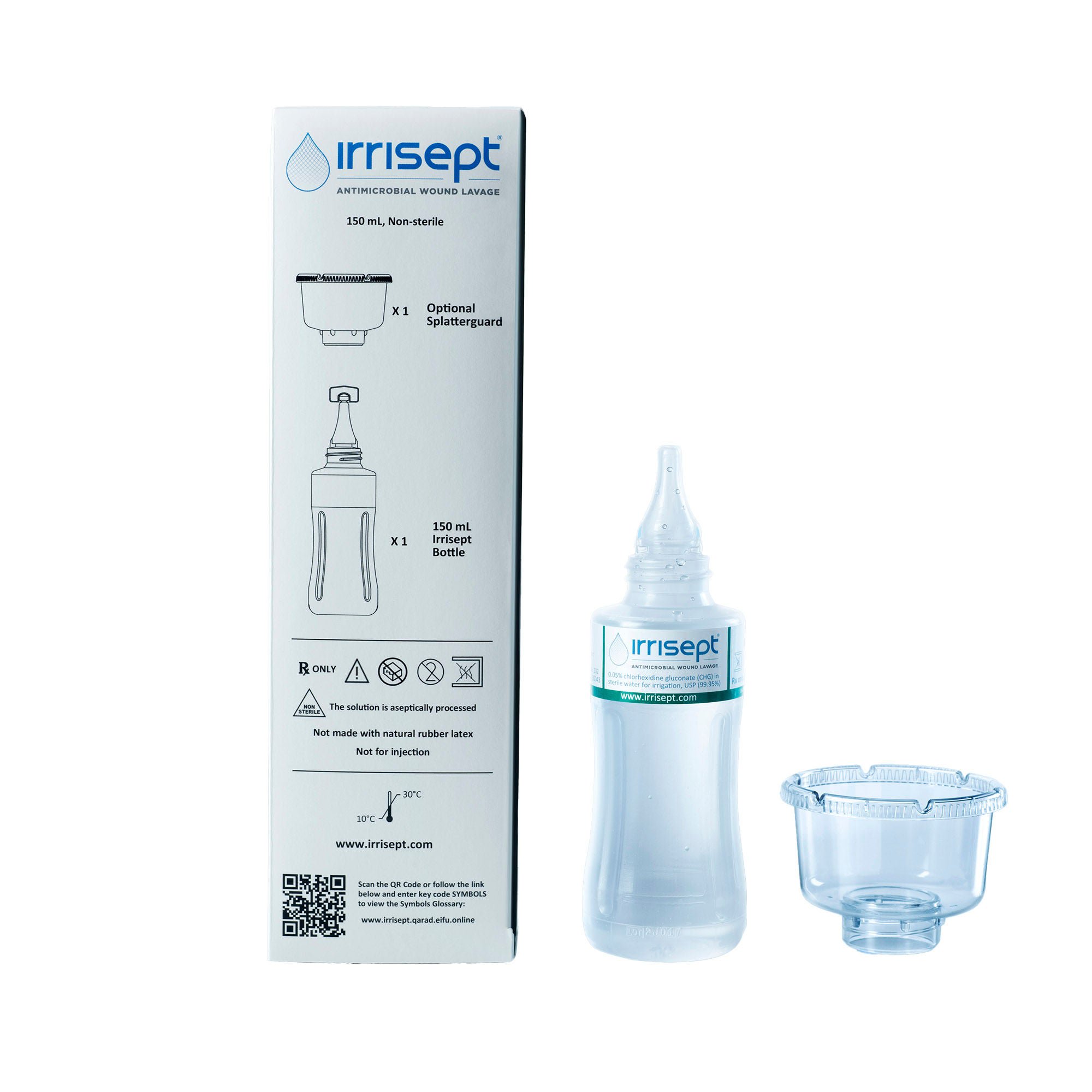 Irrimax - ISEPT-150N-USA Antimicrobial Wound Lavage Irrisept 150 mL Bottle NonSterile