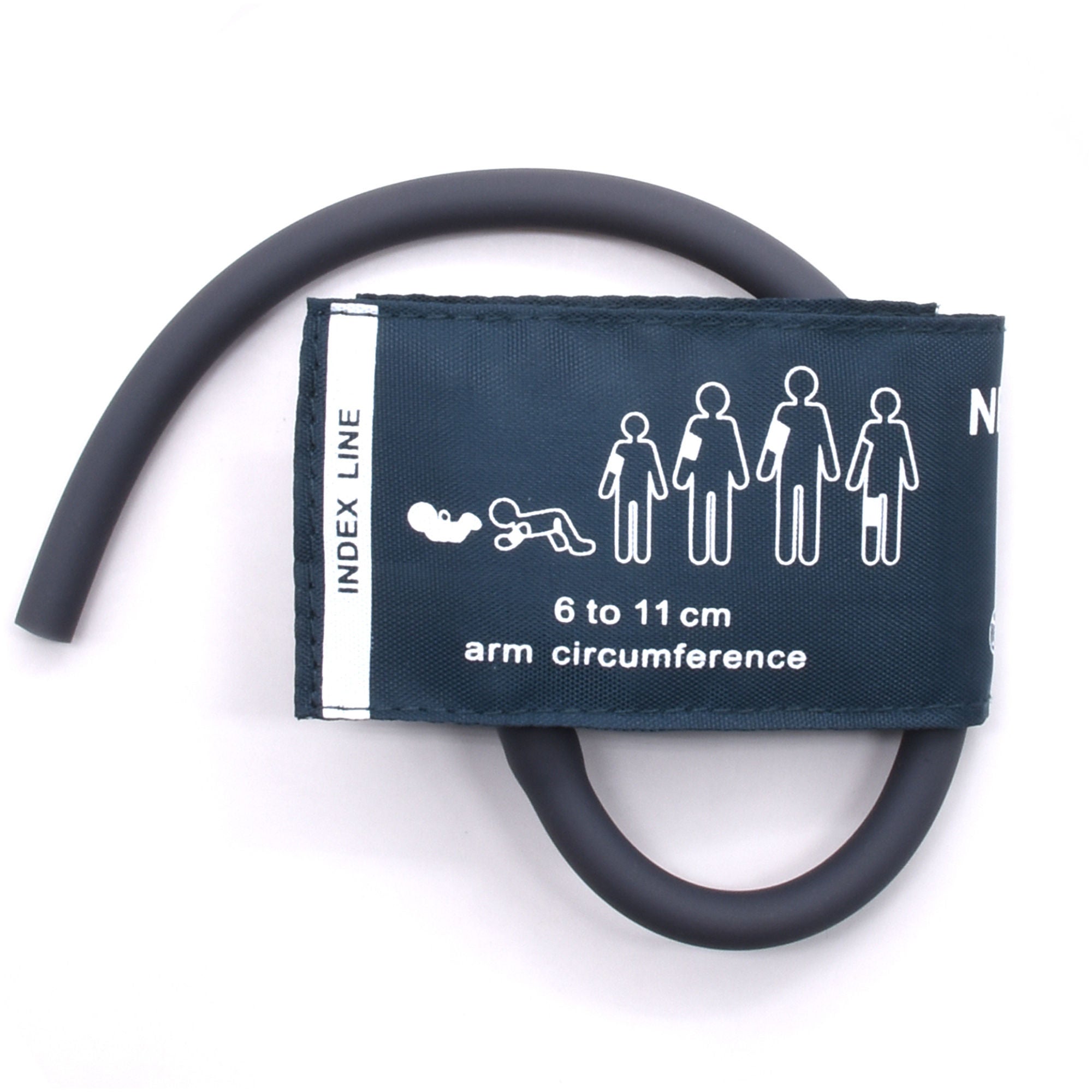 EdanUSA & MDPro - 01.57.471324 Reusable Blood Pressure Cuff Edan 6 to 11 cm Arm Nylon Cuff Neonatal 1 Cuff