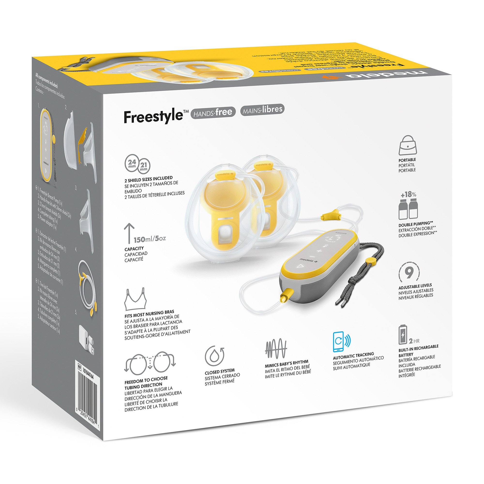 Medela 101044164 - Freestyle™ Hands Free Double Electric Breast Pump - 1/Each