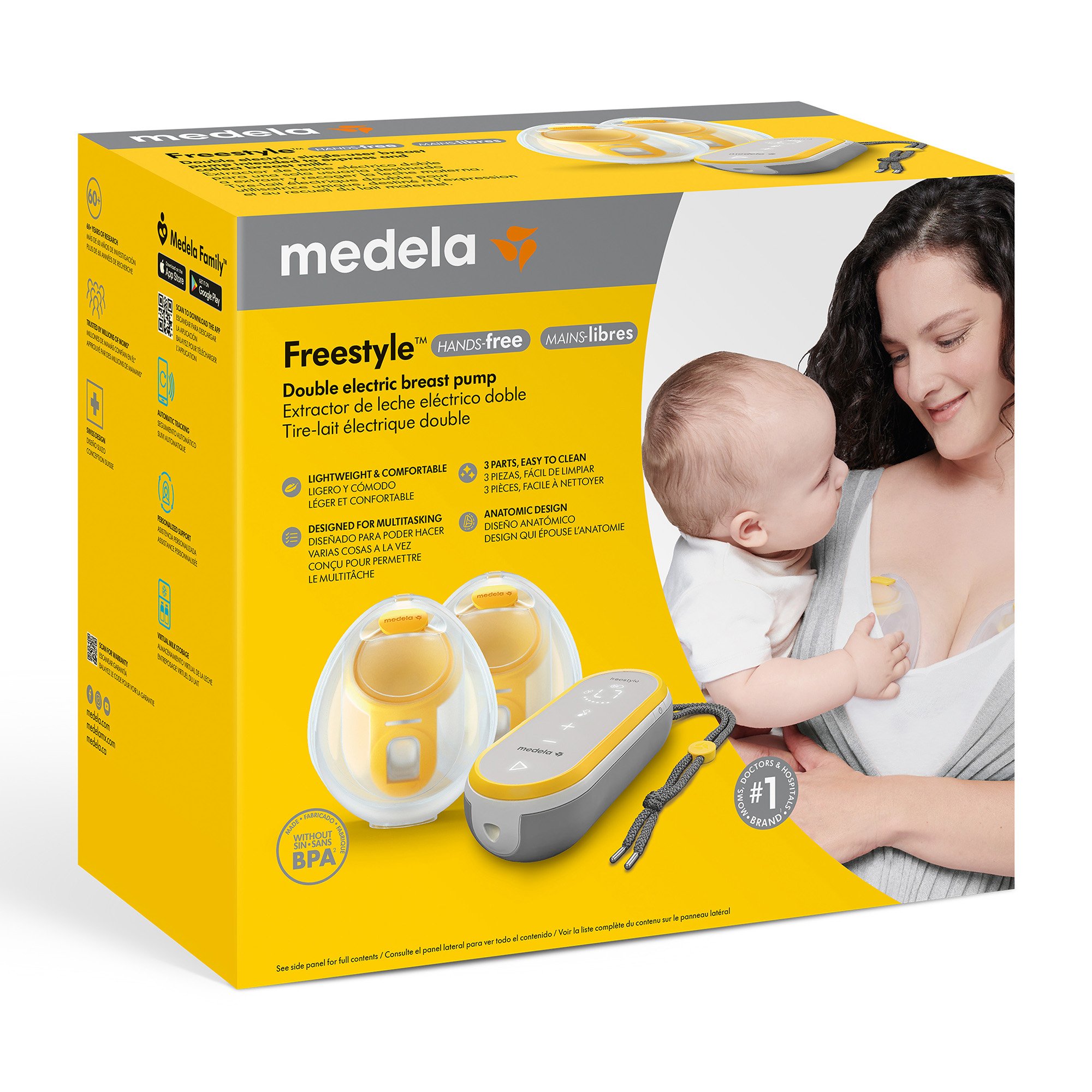 Medela 101044164 - Freestyle™ Hands Free Double Electric Breast Pump - 1/Each