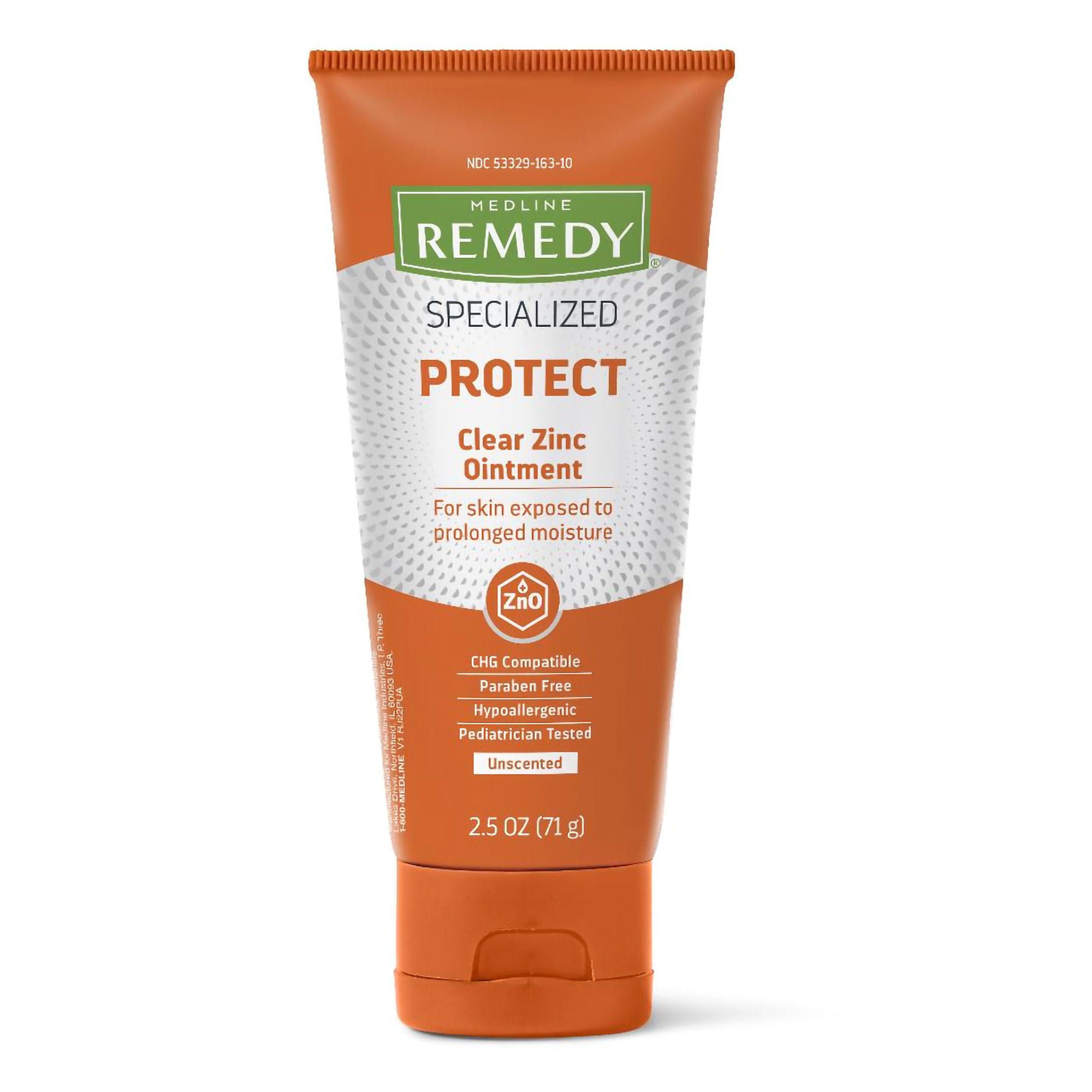 Medline - MSC092502 Skin Protectant Medline Remedy® Specialized Protect 2.5 oz. Tube Unscented Ointment CHG Compatible
