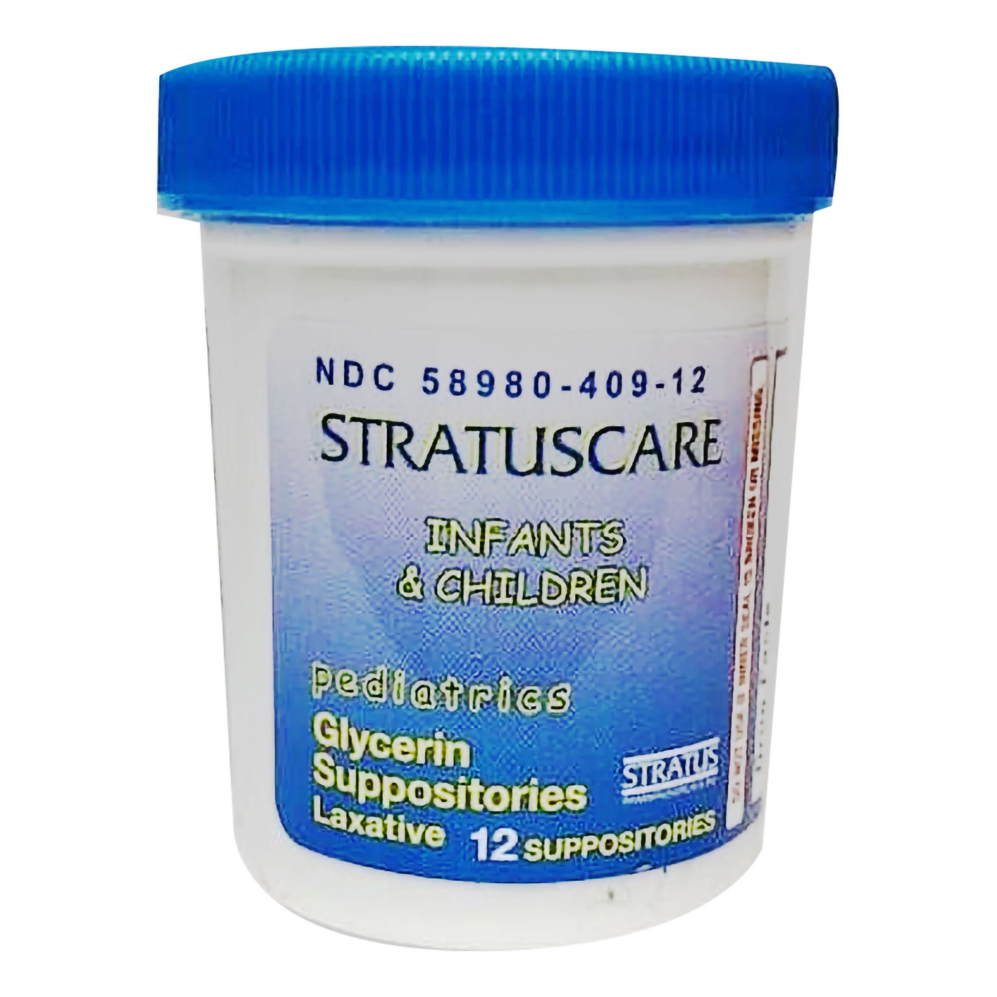 Stratus Pharmaceutical - 58980040912 Stratuscare® Pediatric Glycerin Suppositories