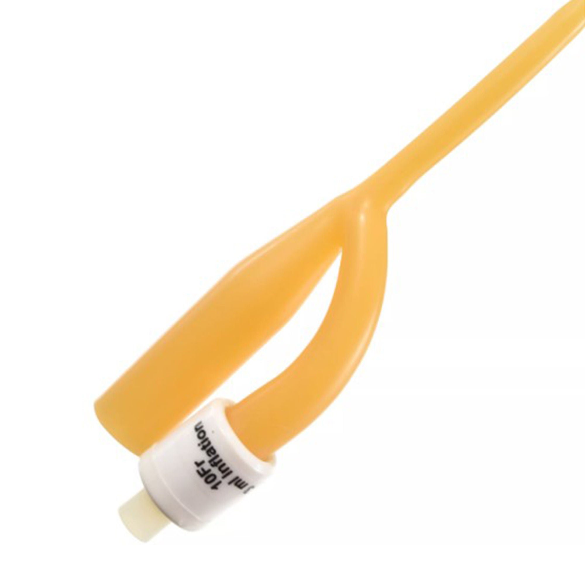 Cardinal - 8887654104 Foley Catheter Dover™ 2-Way Standard Tip 3 cc Balloon 10 Fr. Silicone Elastomer Coated Latex