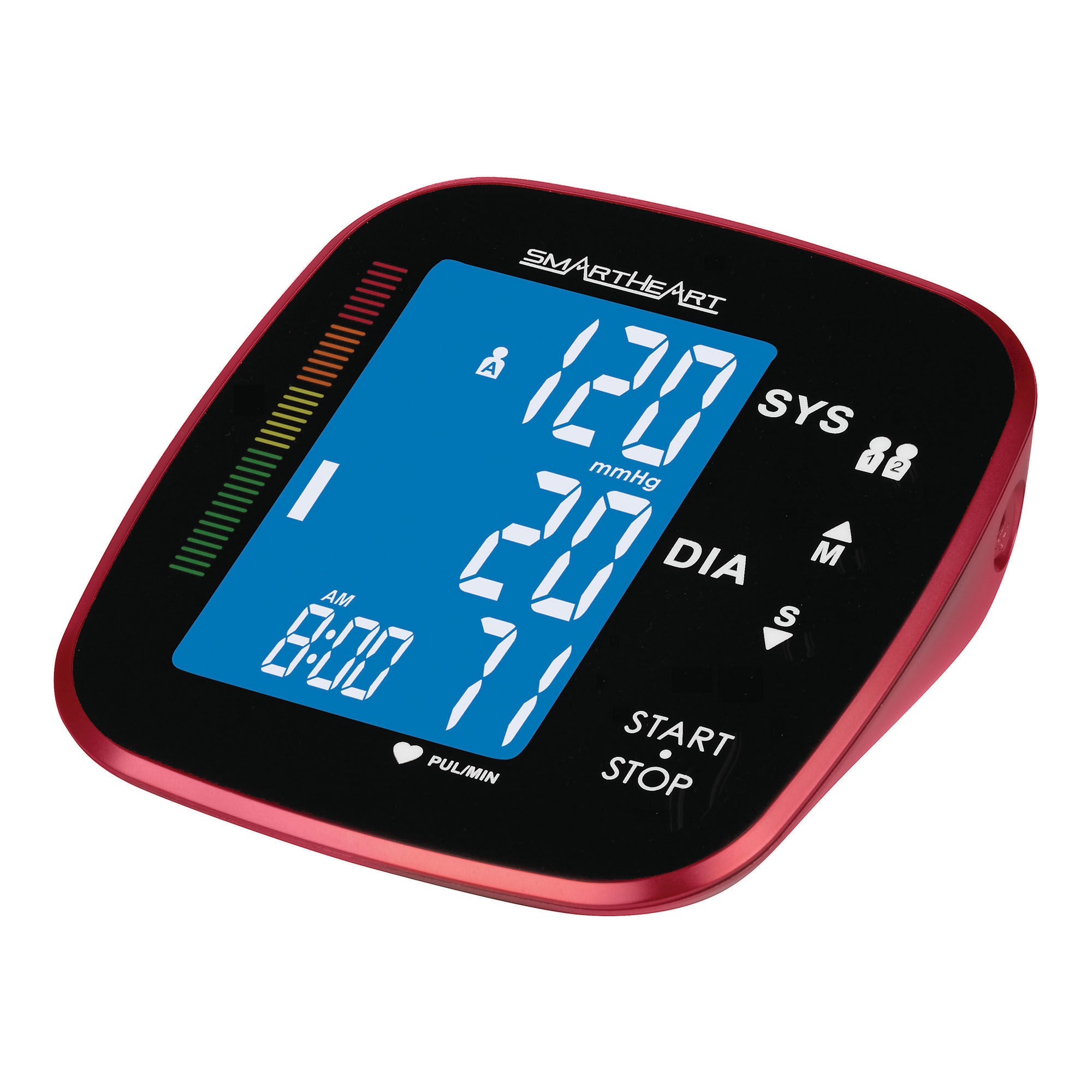 Veridian Healthcare LLC - 01-571 Home Automatic Digital Blood Pressure Monitor Smartheart Adult Cuff Arm Nylon Cuff 22 to 42 cm Desk Model