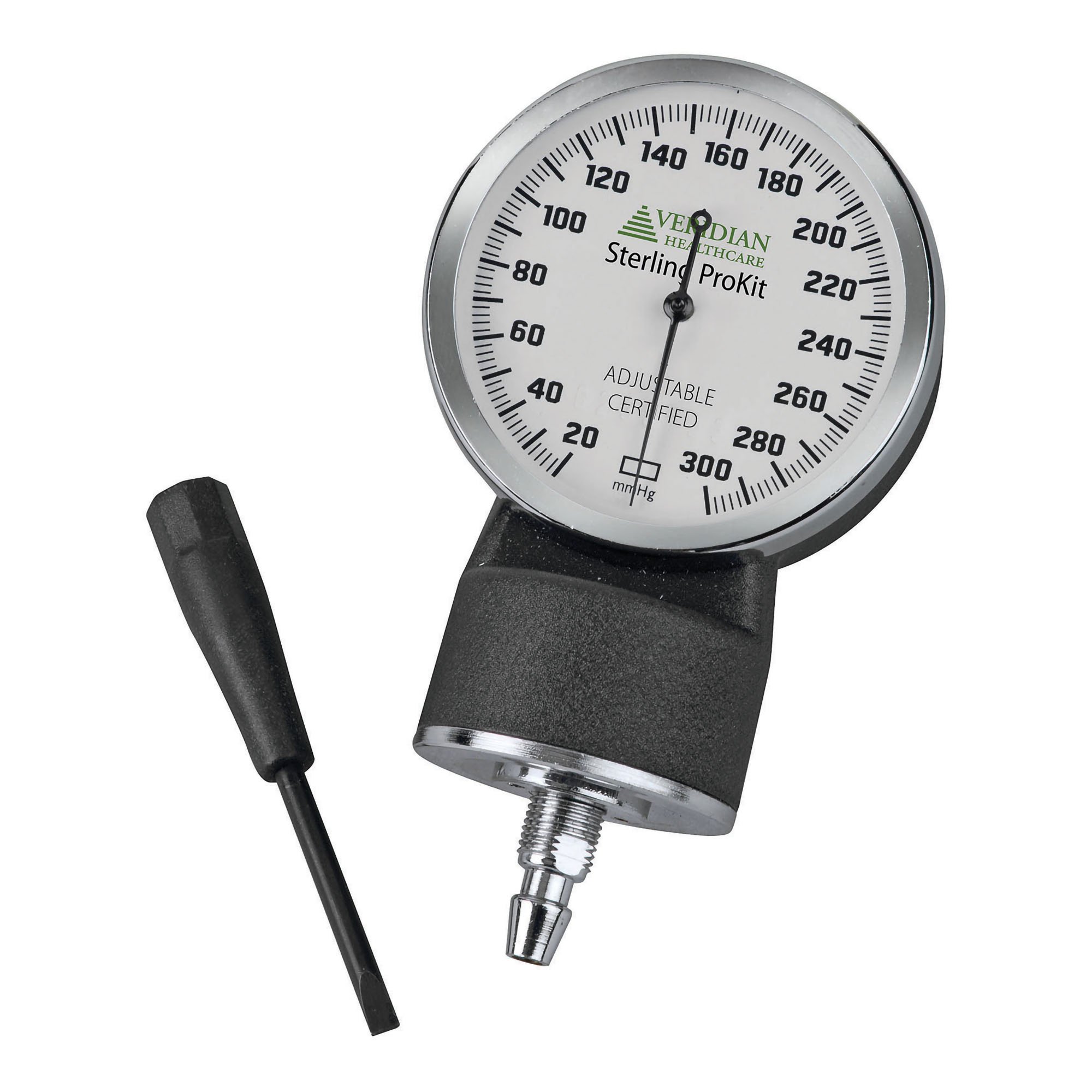 Veridian Healthcare LLC 02-12606 - Sterling Series ProKit™ Aneroid Sphygmomanometer with Stethoscope, Hunter Green - 1/Each, 20/Case