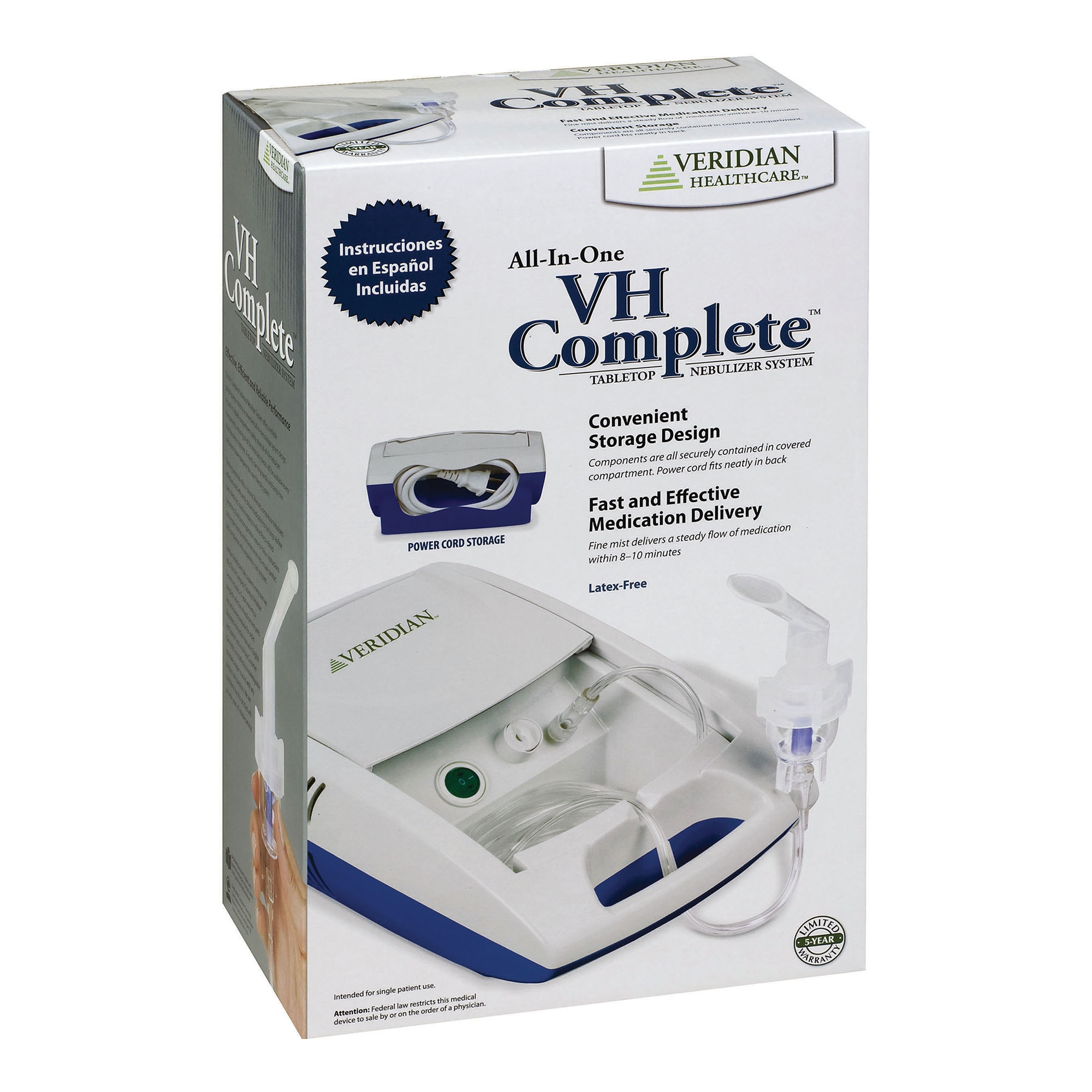 Veridian Healthcare LLC 11-503 - VH Complete™ Tabletop Nebulizer System - 1/Each, 4/Case