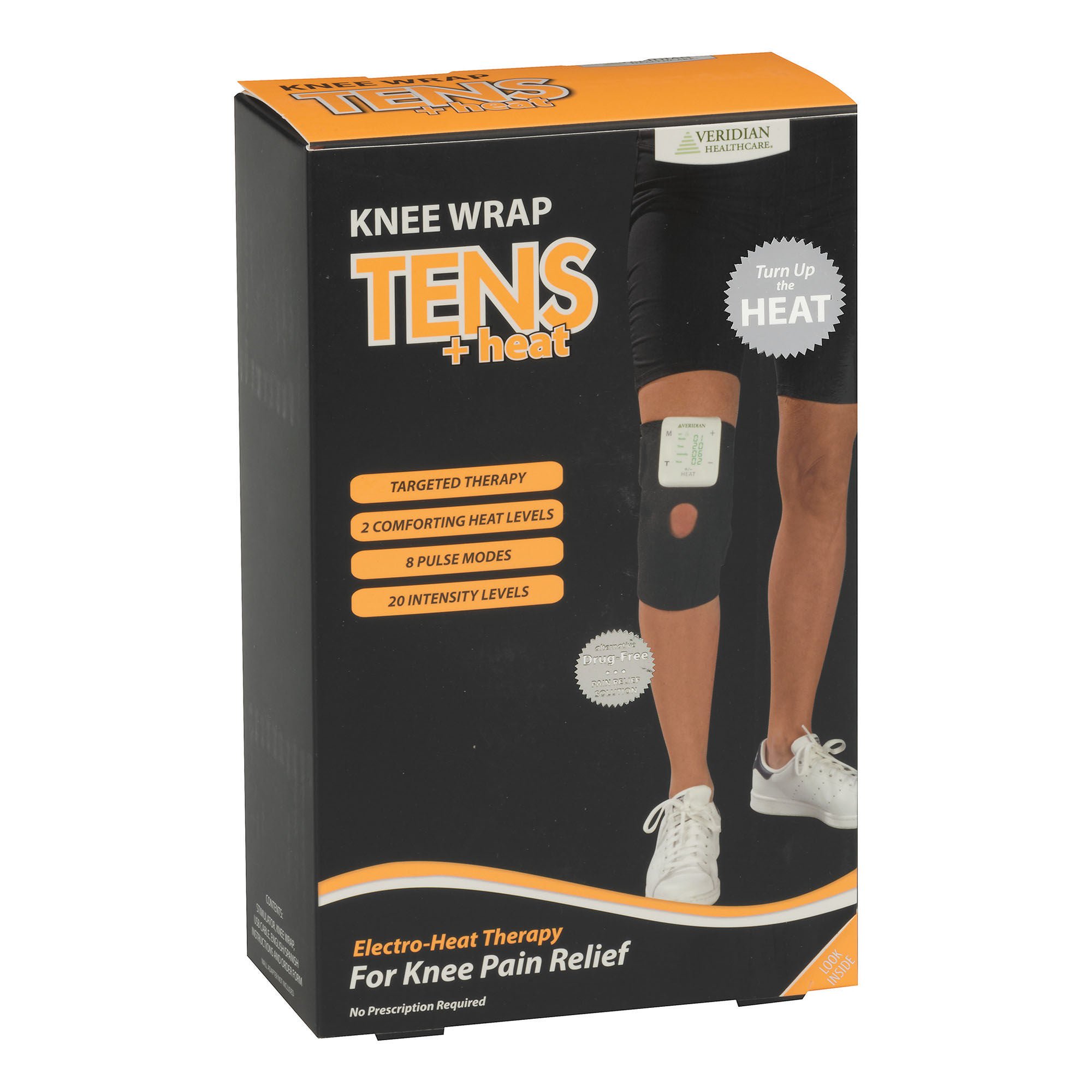 Veridian Healthcare LLC - 22-033KW TENS Unit with Heat Conductive Knee Wrap