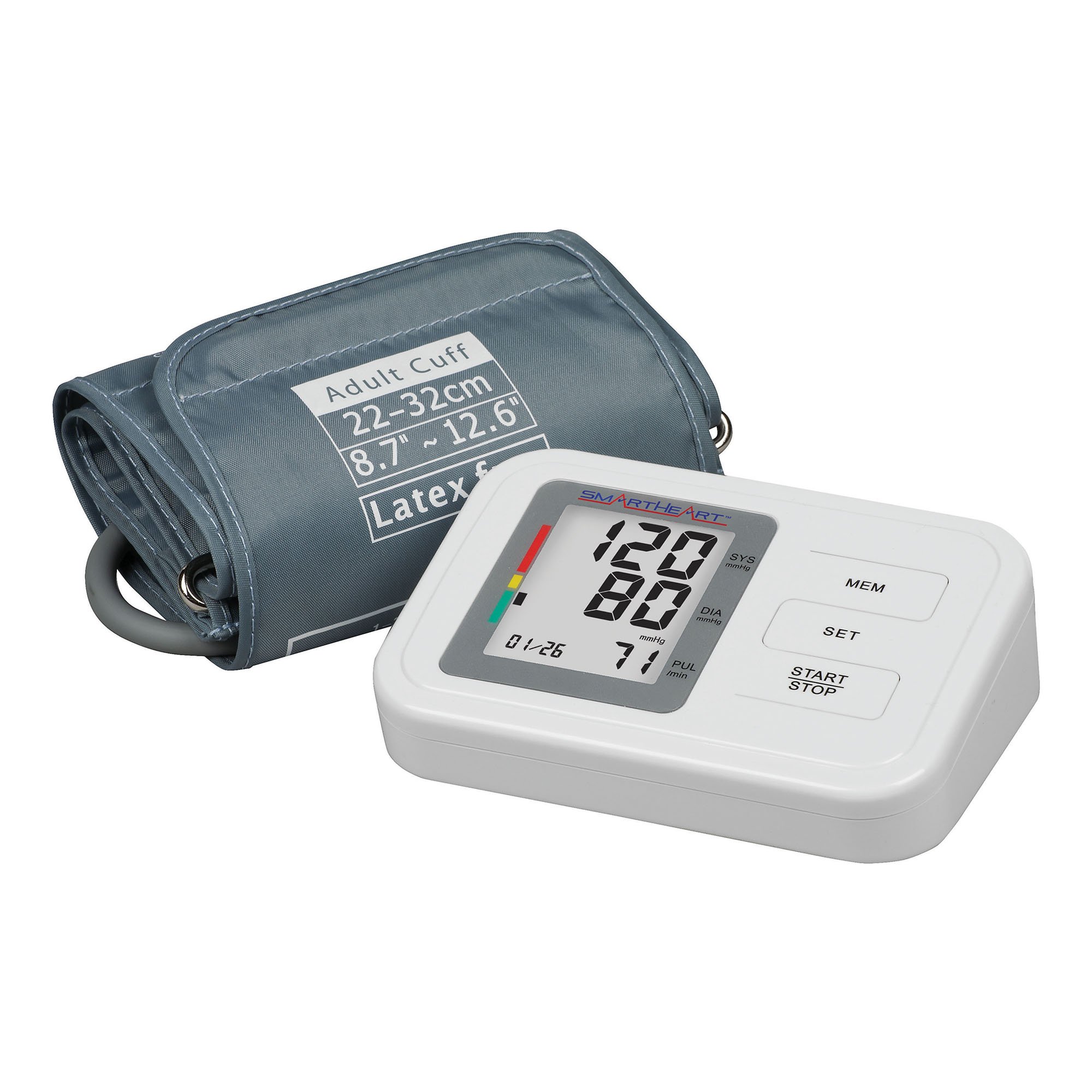 Veridian Healthcare LLC 01-550 - SmartHeart Home Automatic Digital Blood Pressure Monitor - 1/Each, 12/Case