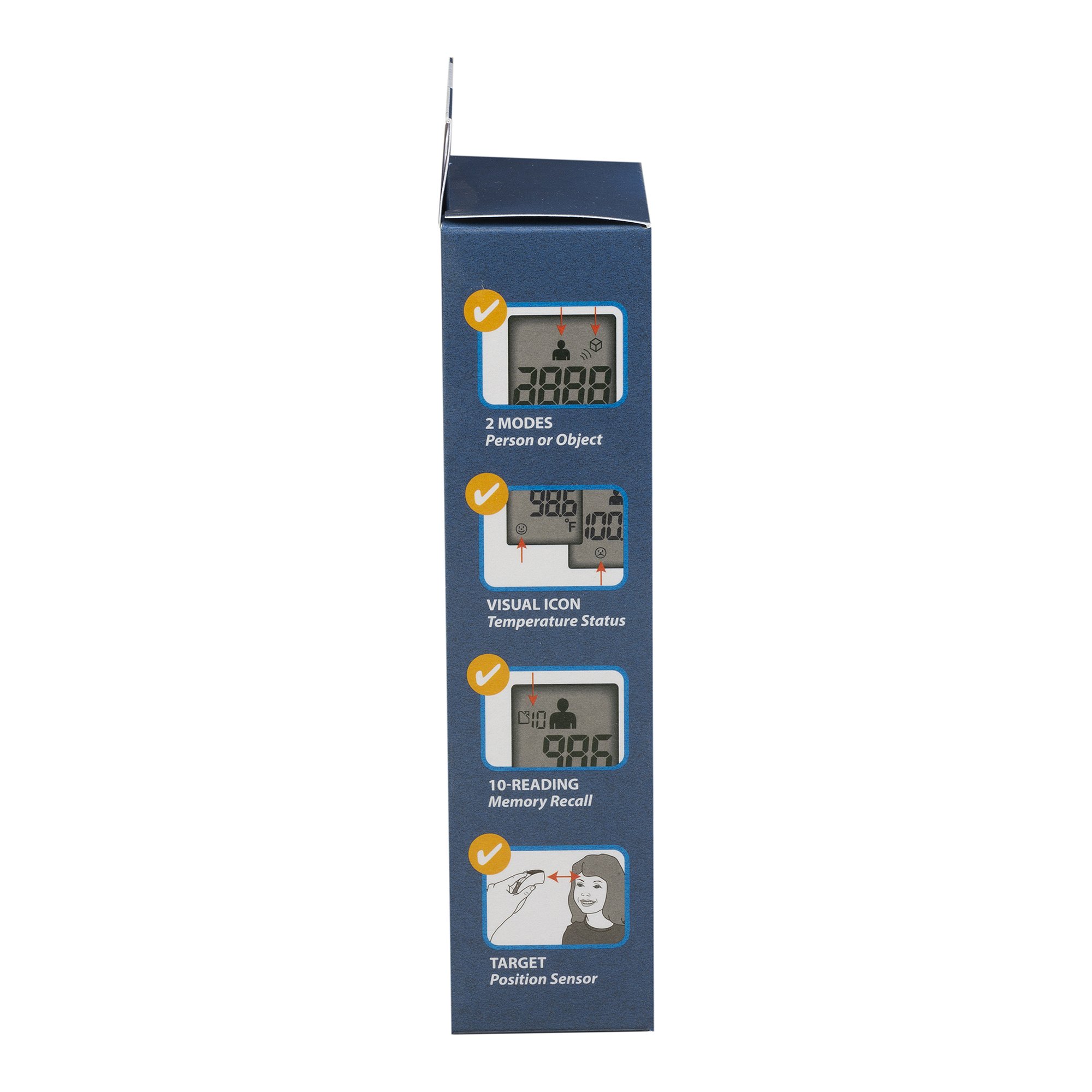 Veridian Healthcare LLC 09-349 - Veridian Non-Contact Infrared Forehead Thermometer - 1/Each, 24/Case