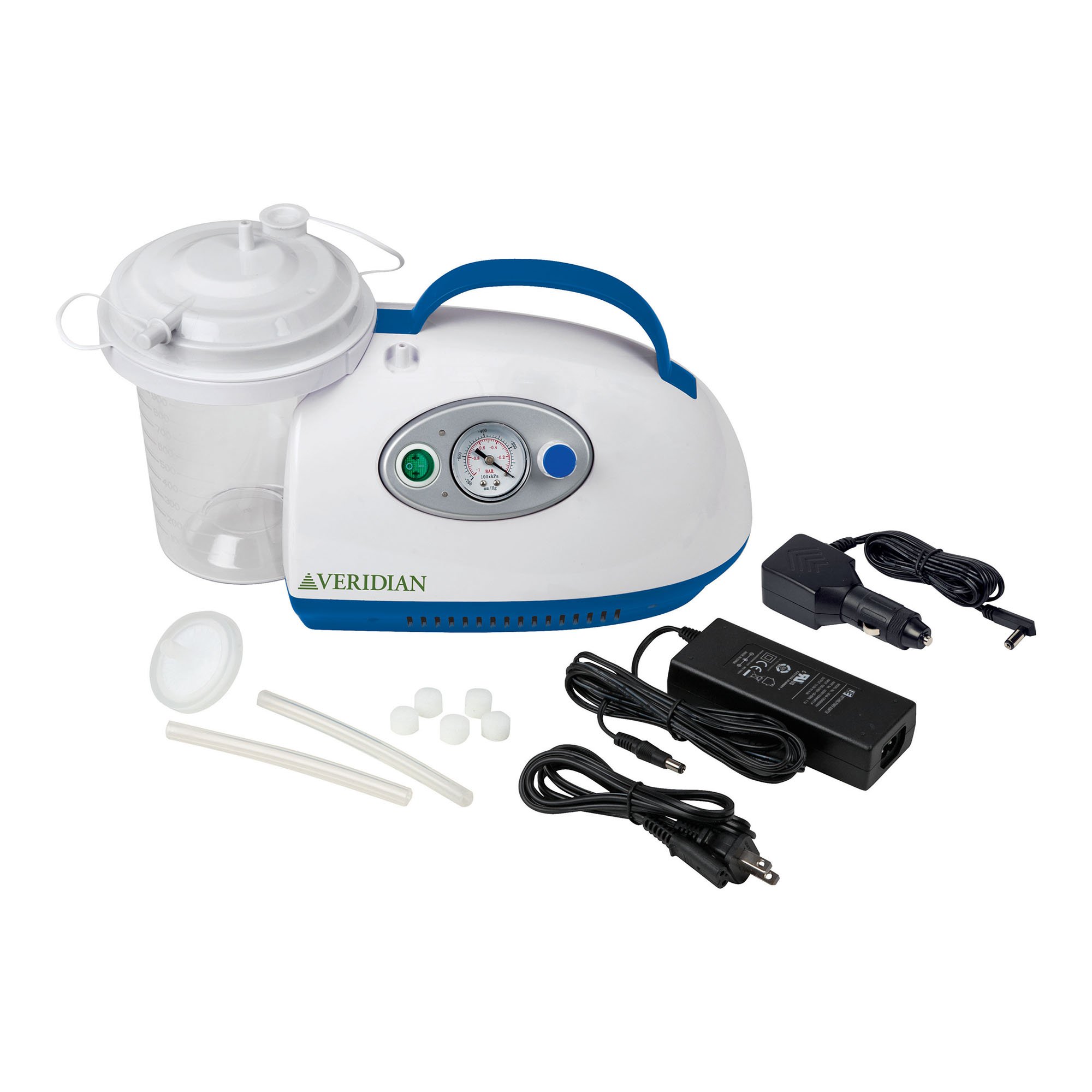 Veridian Healthcare LLC 11-110 - Veridian Suction Pump with an Auto Adapter - 1/Each, 2/Case
