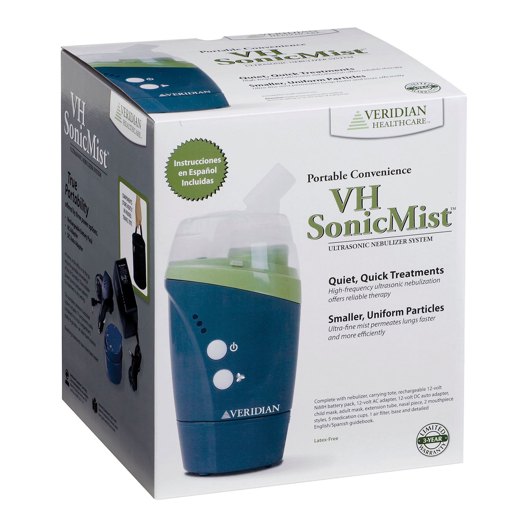 Veridian Healthcare LLC 11-520 - VH SonicMist™ Ultrasonic Nebulizer System - 1/Each, 8/Case