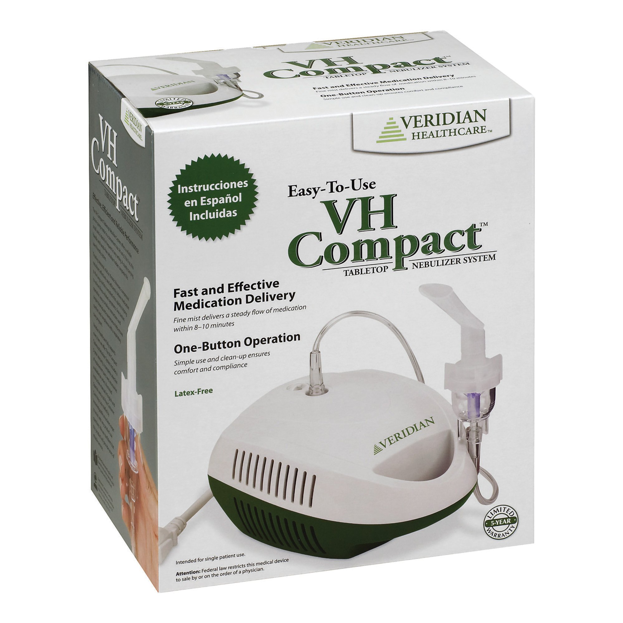 Veridian Healthcare LLC 11-505 - VH Compact™ Tabletop Nebulizer System - 1/Each, 4/Case