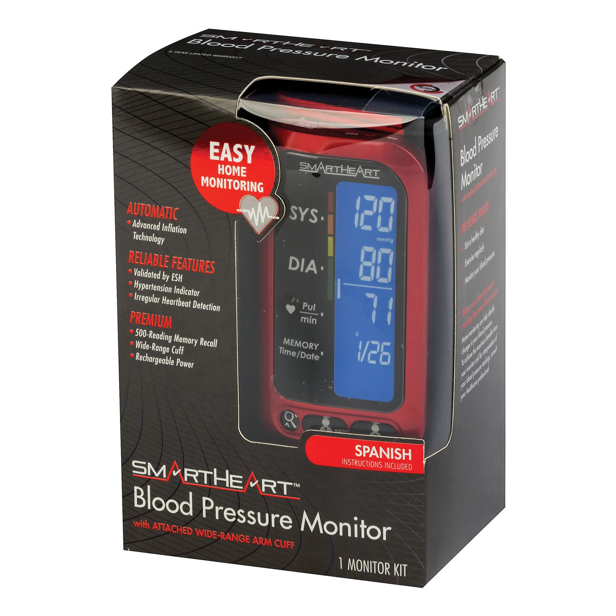 Veridian Healthcare LLC - 01-509 SmartHeart Arm Blood Pressure Monitor