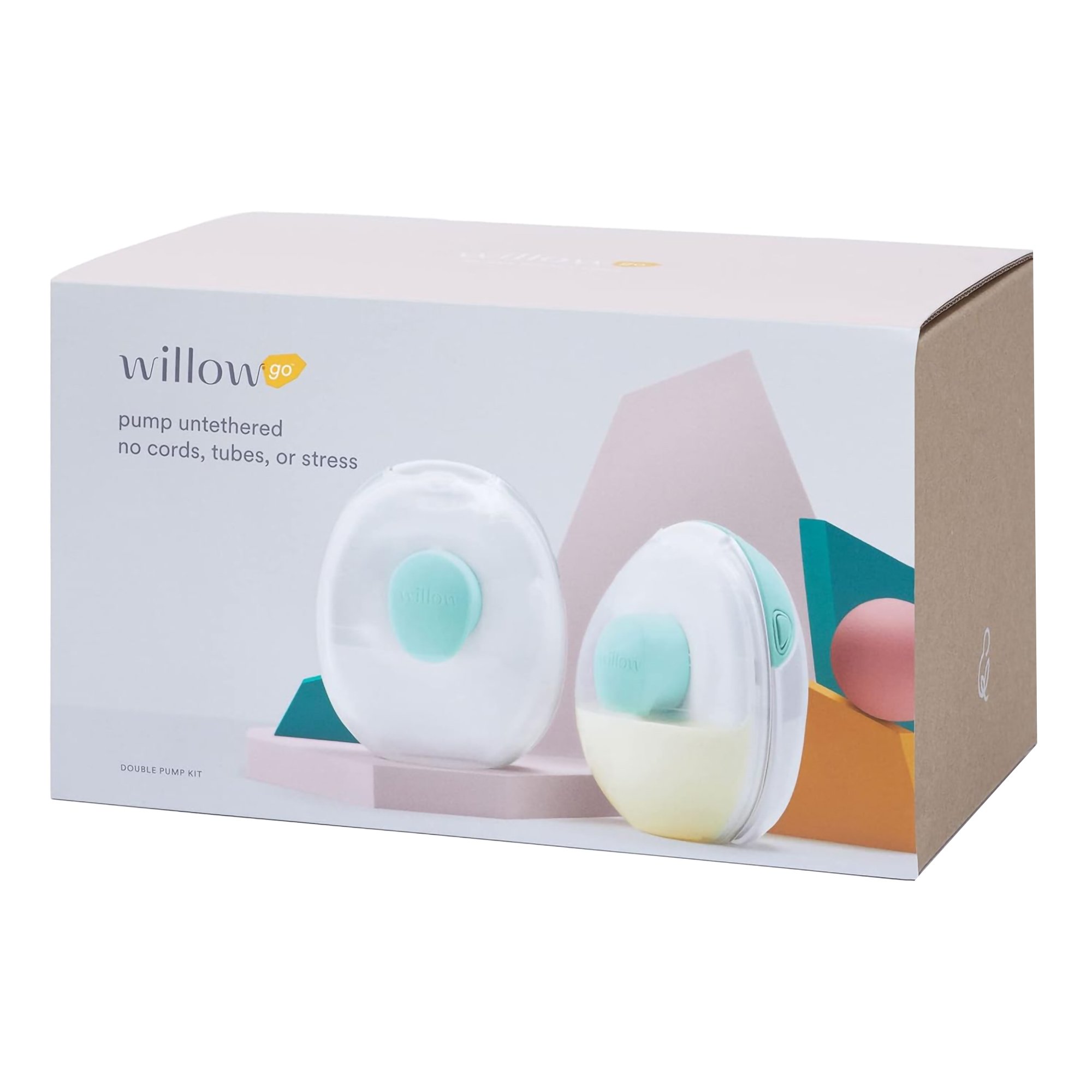 Willow Innovations Inc PDL60 - Willow Go™ Wearable Double Electric Breast Pump Kit - 1/Case
