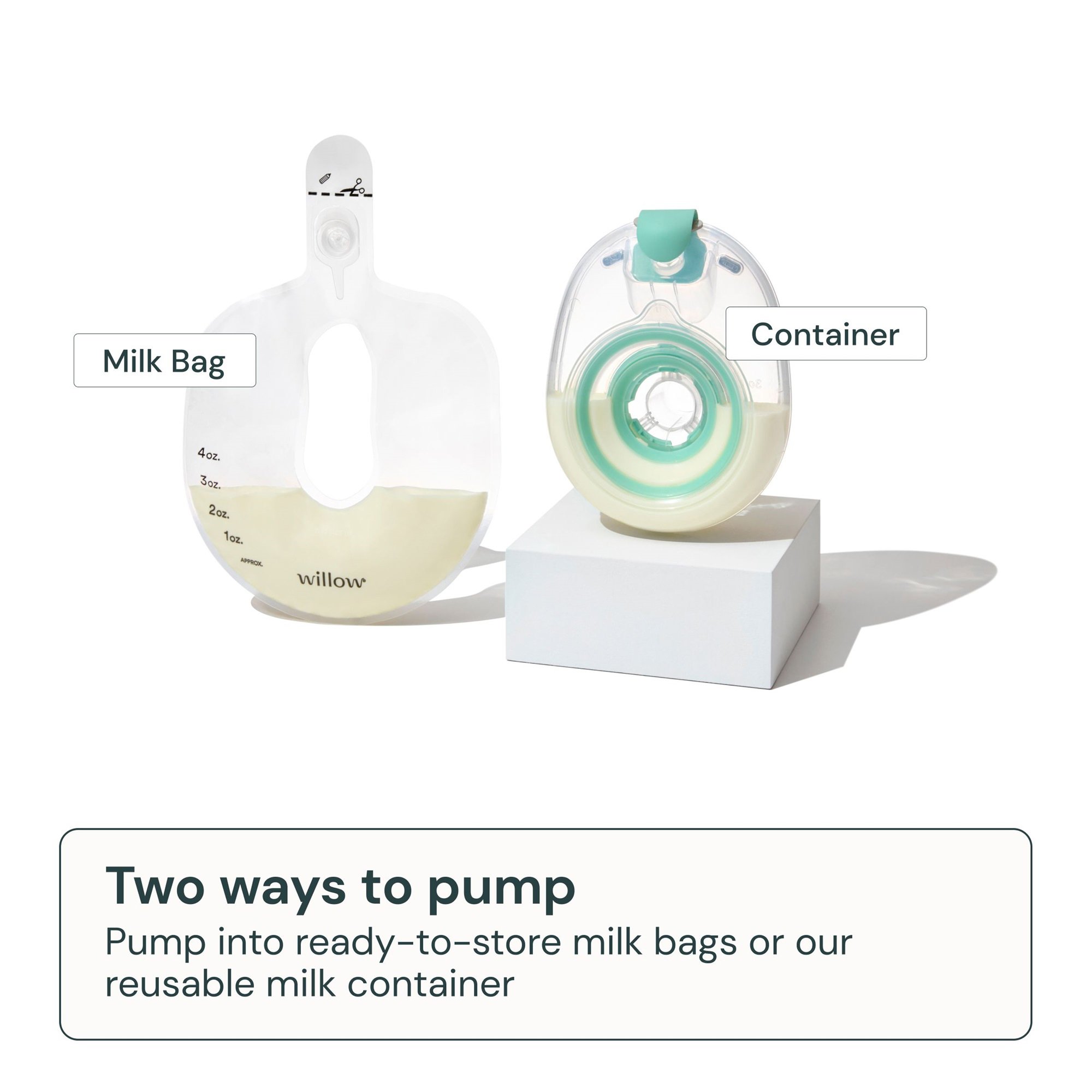 Willow Innovations Inc PDW48 - Willow® 3.0 Wearable Double Electric 24 mm Breast Pump Kit - 1/Case