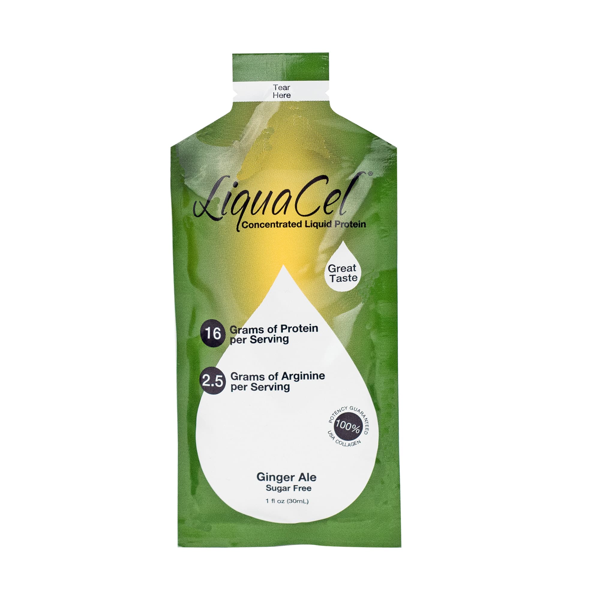 Global Health Products - GH-112B LiquaCel® Ginger Ale Concentrated Liquid Protein