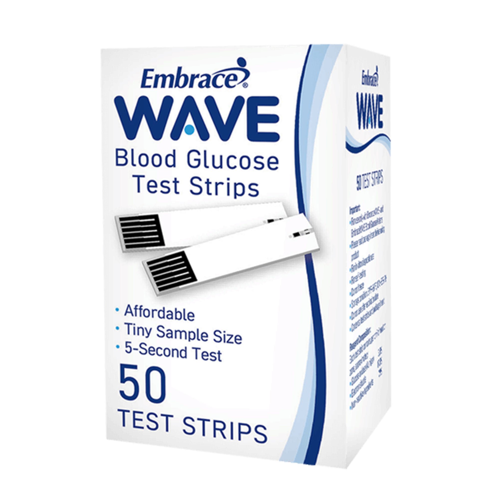 Omnis Health - APX04AB0404 EmbraceWave+ Blood Glucose Test Strips