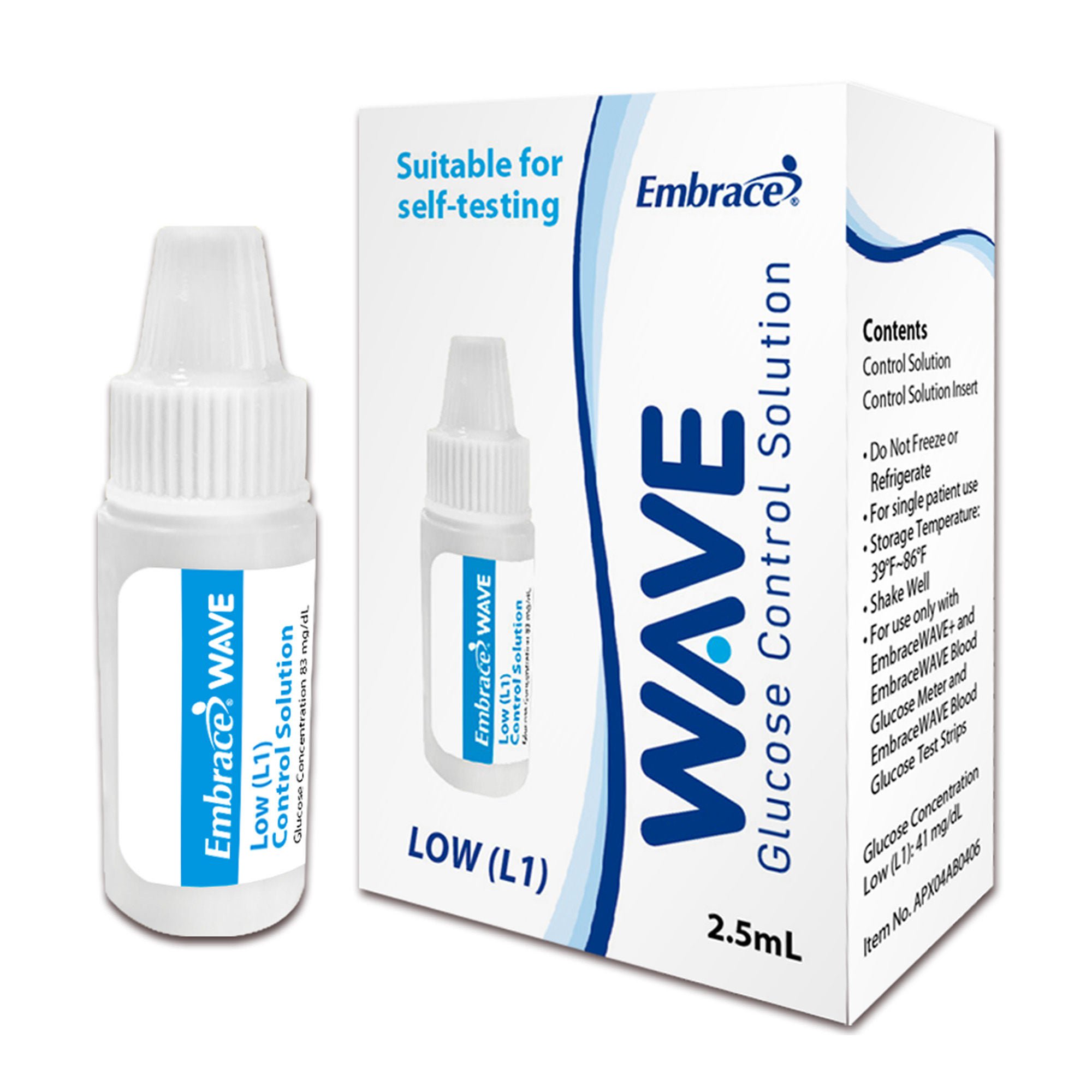 Omnis Health - APX04AB0406 Embrace® TALK Level 1 Control Solution