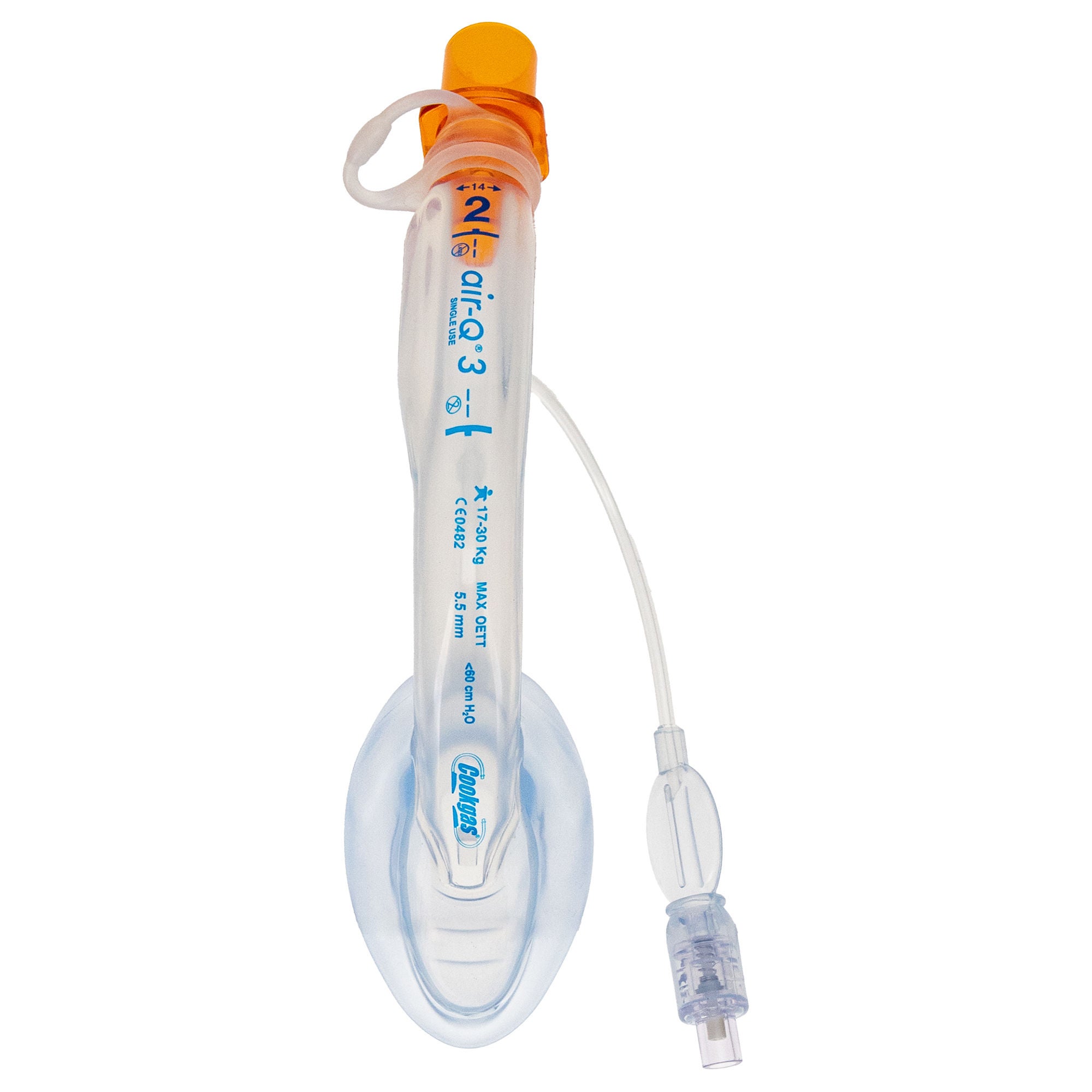 Sun Med - 30205 Curved Laryngeal Mask Air-Q® Size 2 Silicone Single Patient Use Sterile